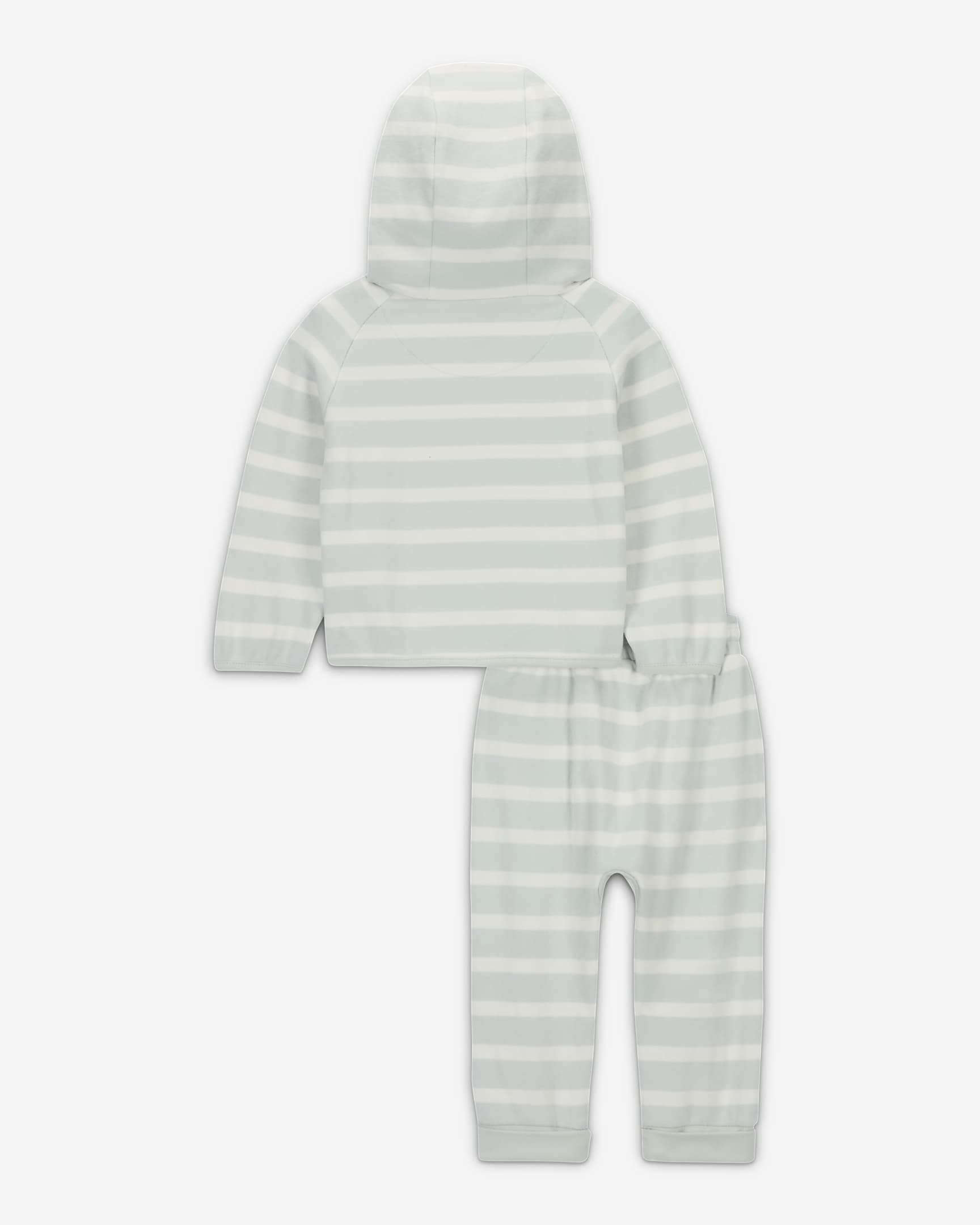 Nike ReadySet Baby (12-24M) 2-Piece Striped Pants Set - Light Silver