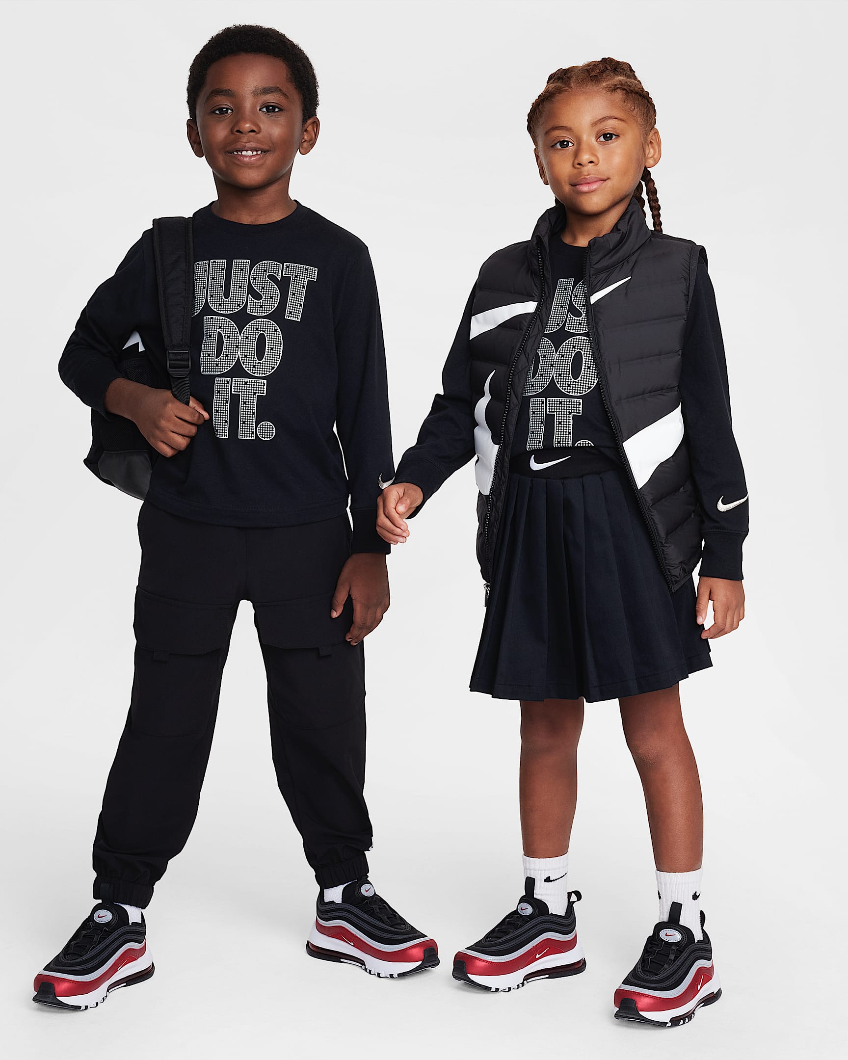 Nike Shine Little Kids' Long Sleeve T-Shirt - Black