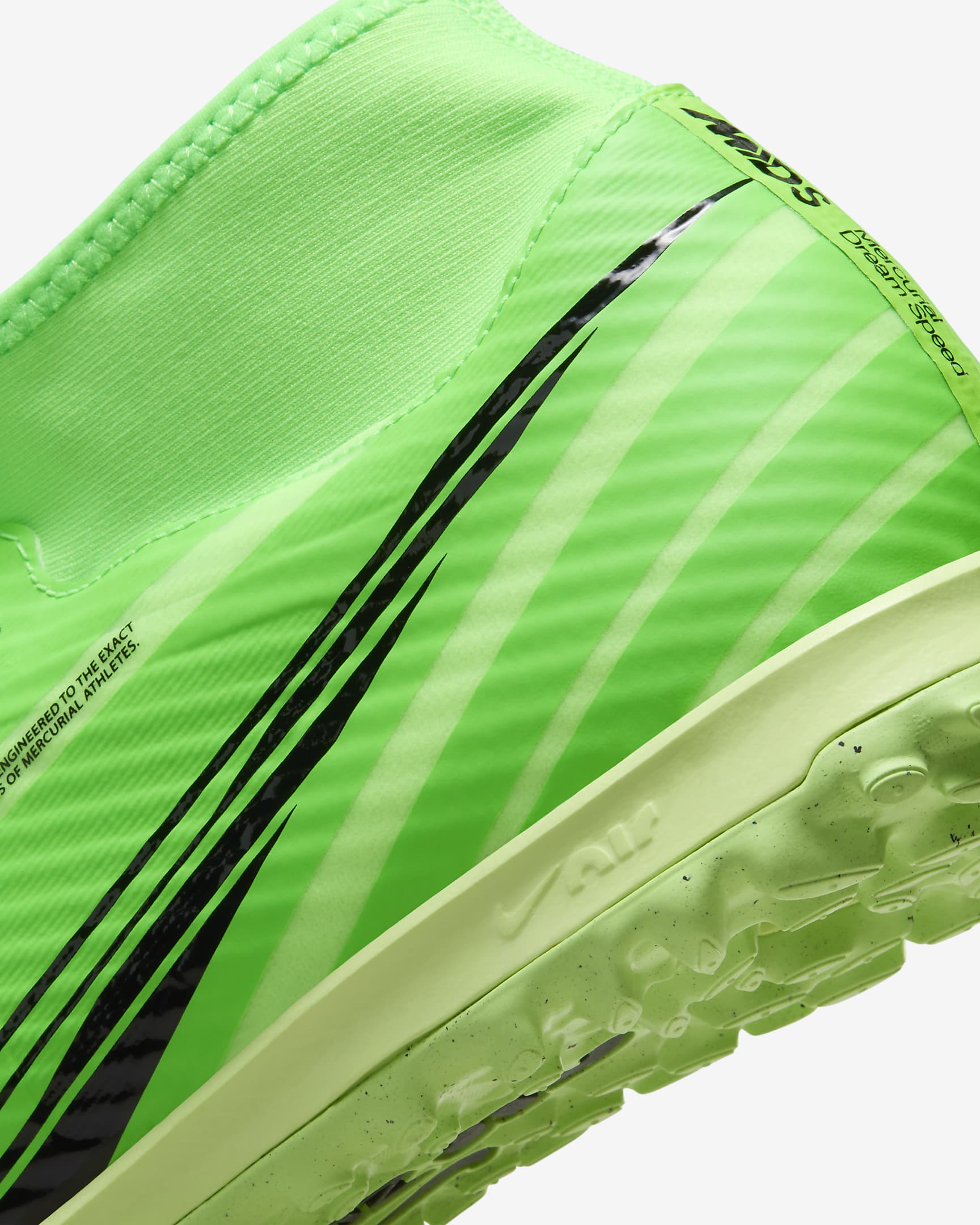 Nike Superfly 9 Academy Mercurial Dream Speed TF High-Top Football Shoes - Green Strike/Stadium Green/Black