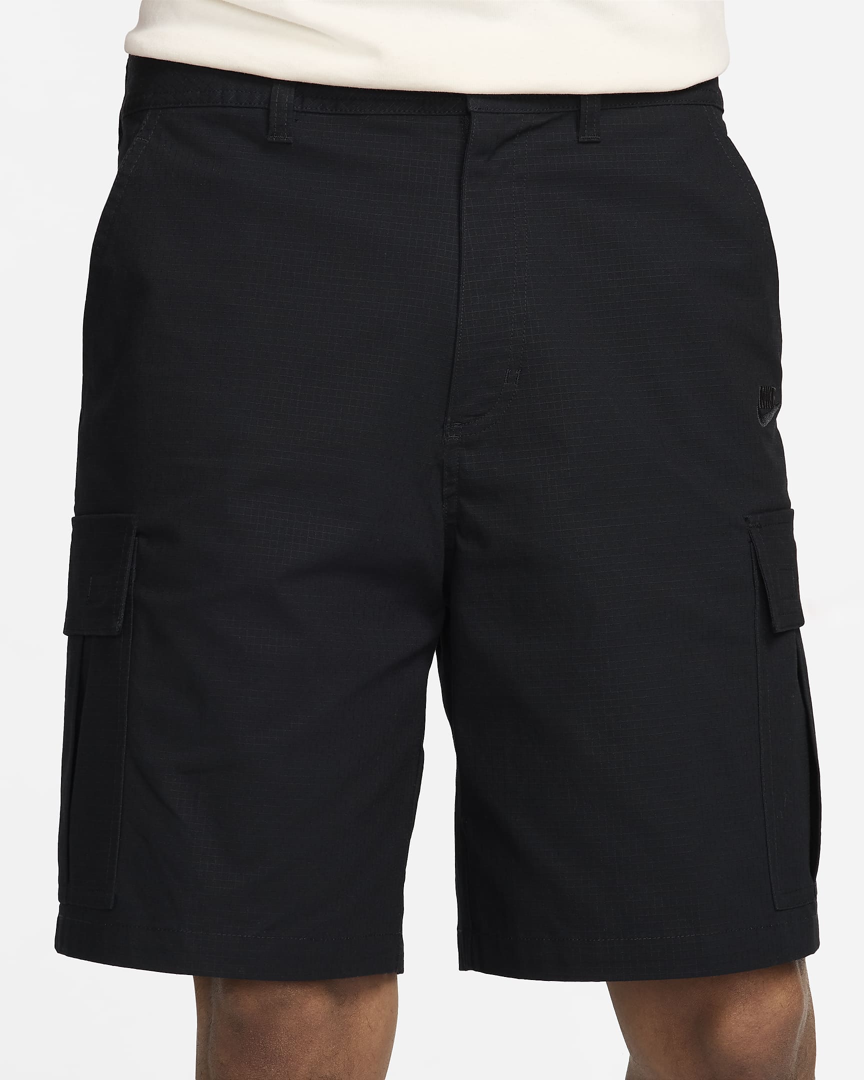 Nike Club Pantalón corto cargo de tejido Woven - Hombre - Negro/Negro