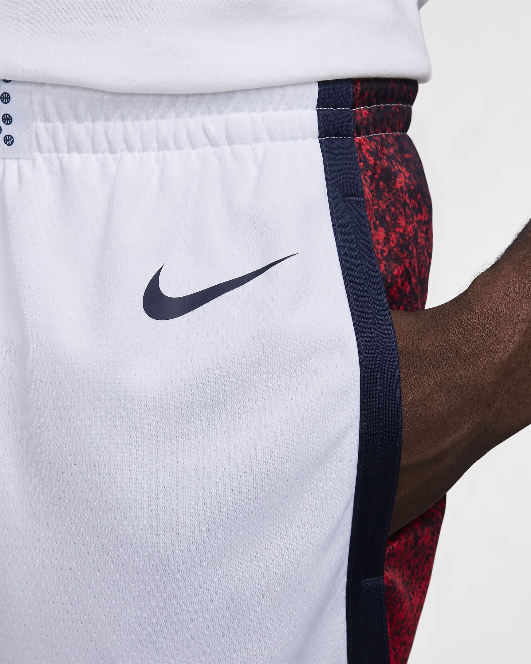 Short Nike Basketball États-Unis Limited Domicile pour homme - Blanc/Obsidian