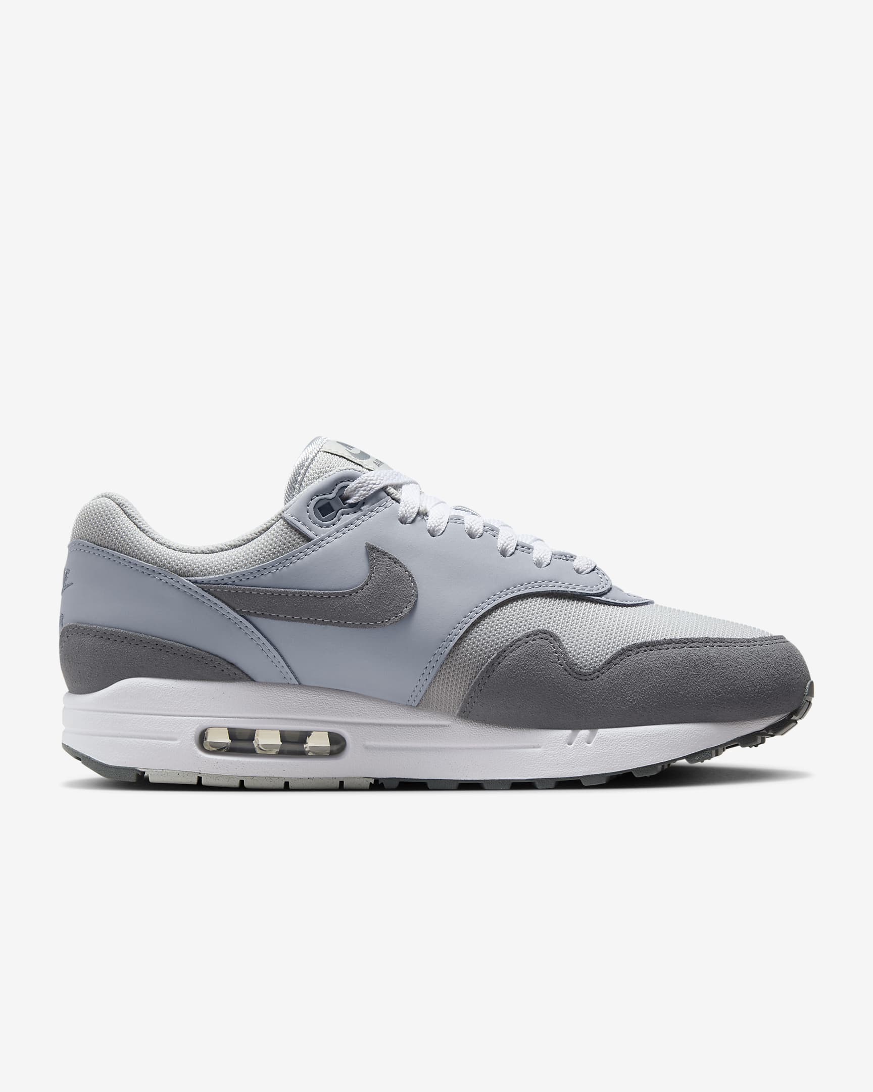 Tenis para hombre Nike Air Max 1 - Polvo fotón/Gris lobo/Blanco/Gris humo