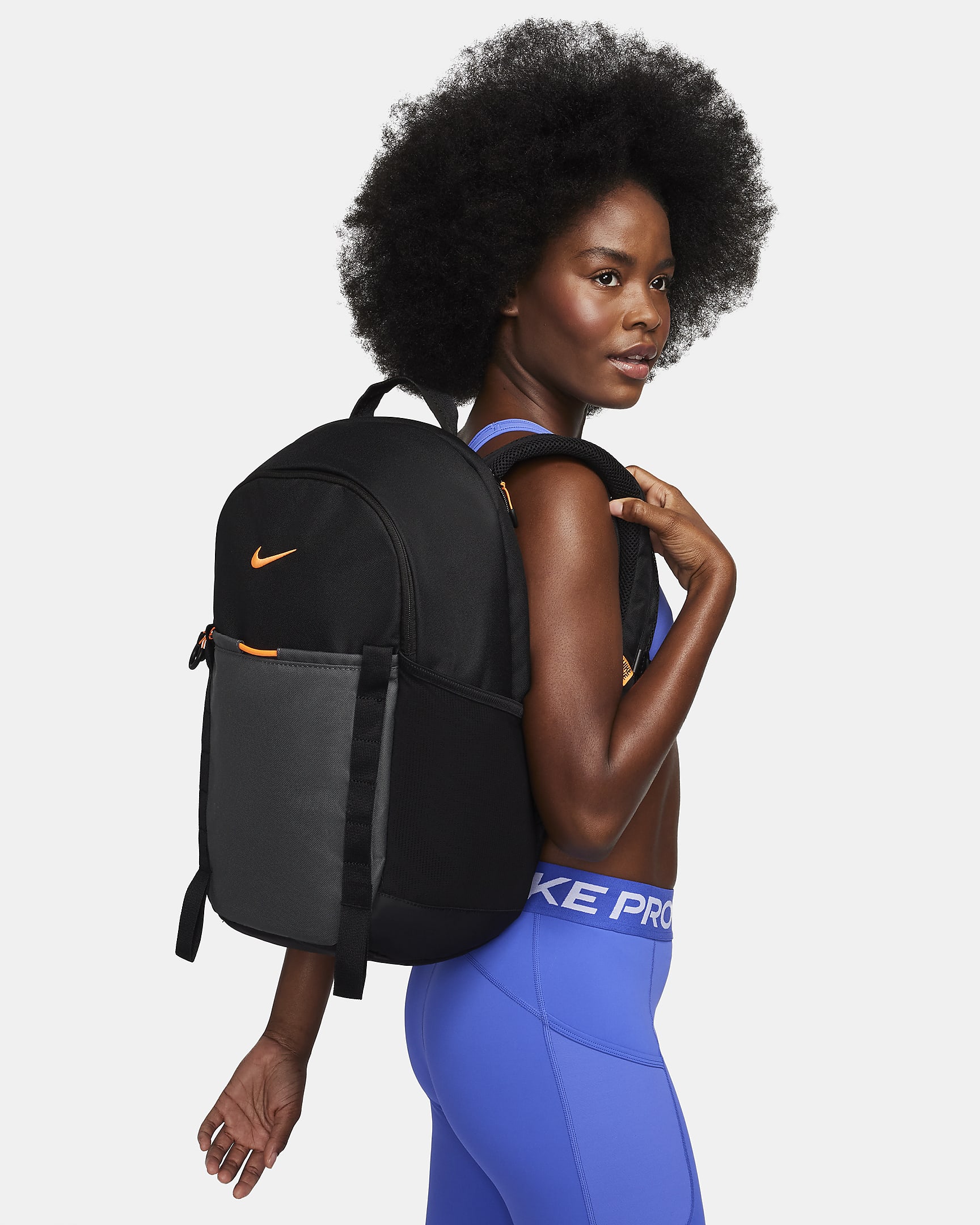 Nike Hike Day Pack (24L) - Black/Anthracite/Total Orange