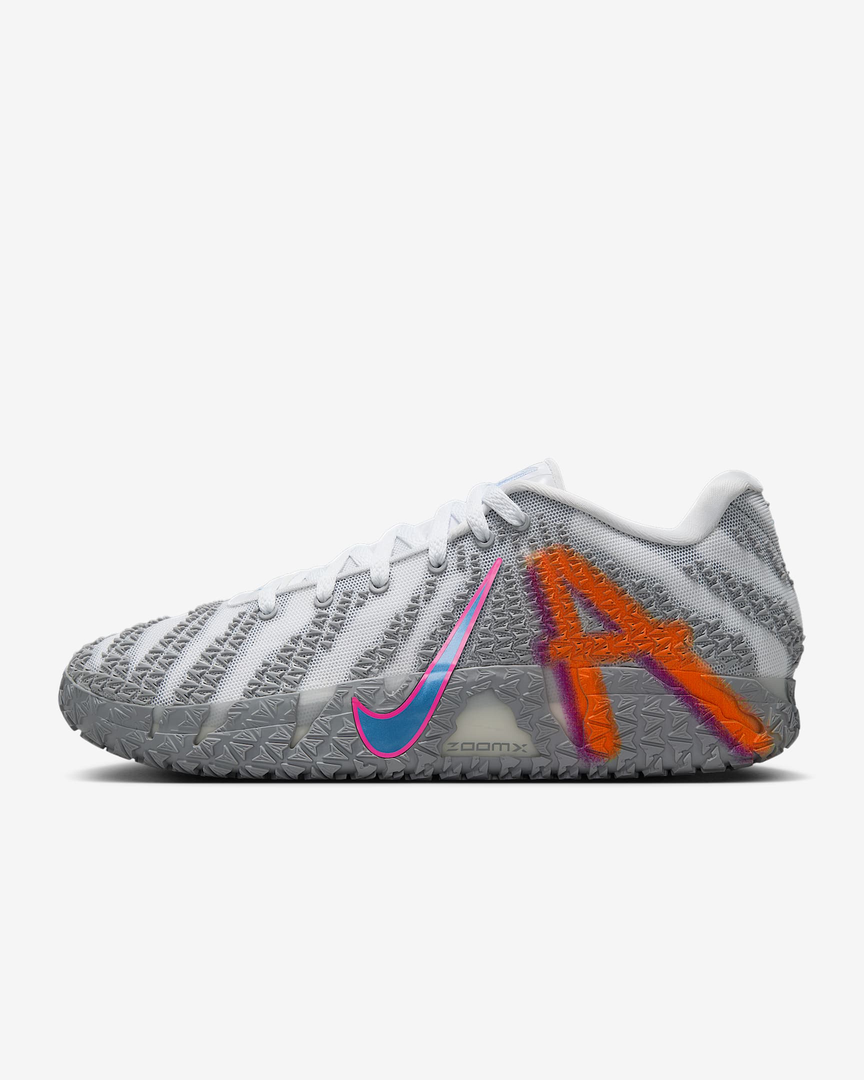 JA 3 'Light Show' EP Basketball Shoes - White/Dusty Cactus/Hyper Pink/Star Blue