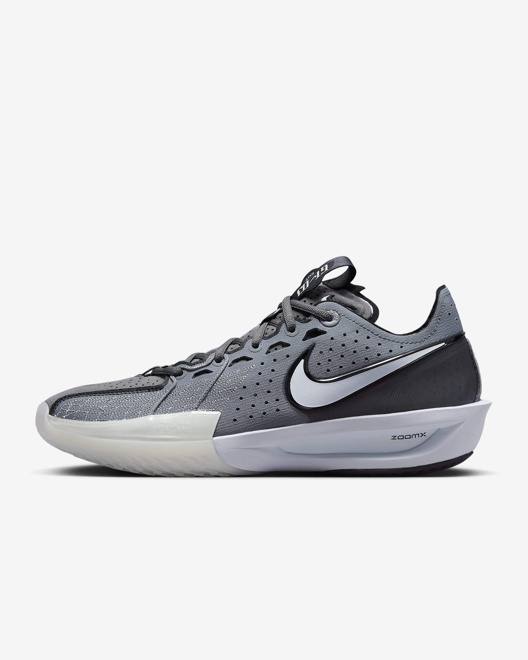 Nike G.T. Cut 3 Basketball Shoes - Cool Grey/Football Grey/Sail/Black