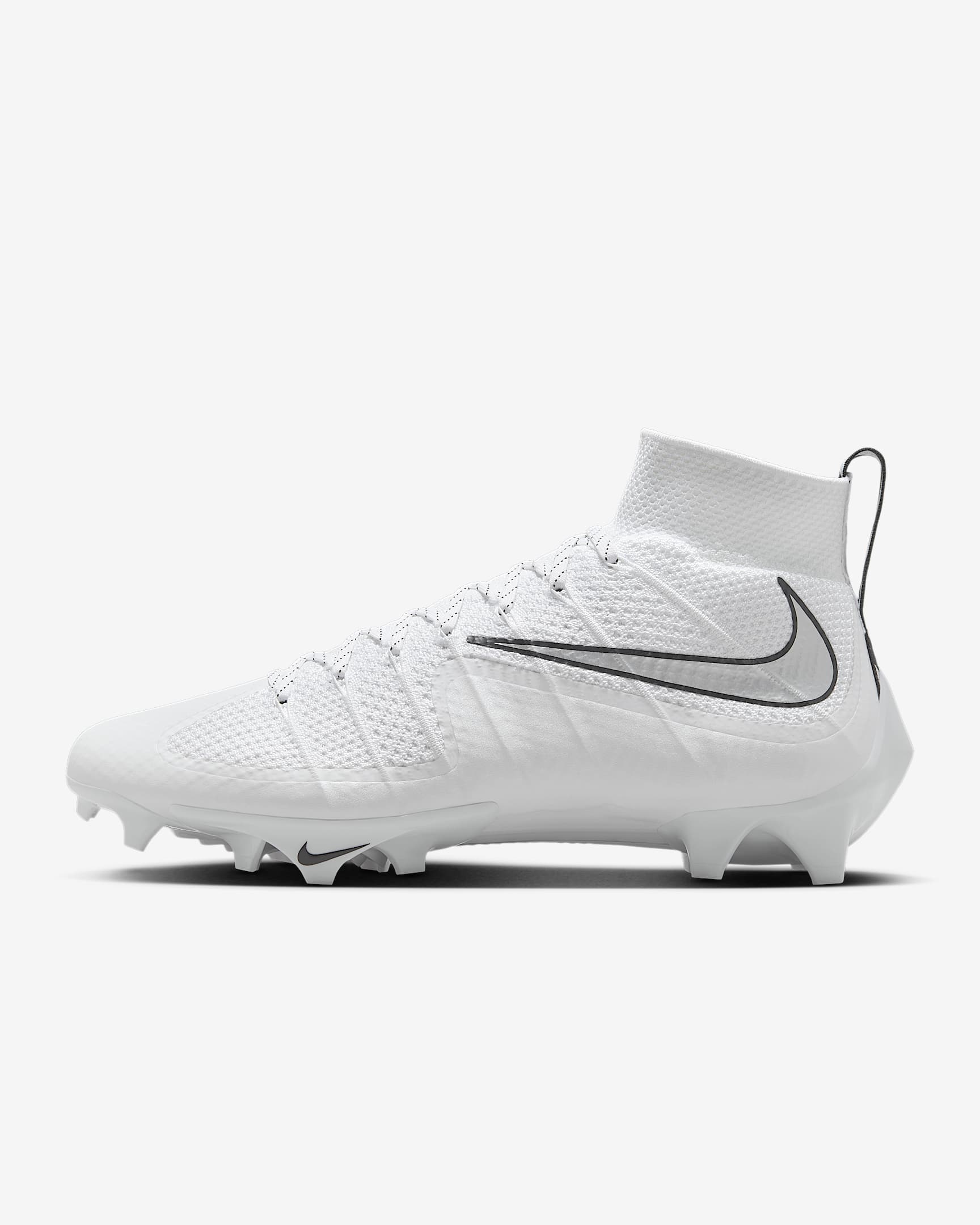 Nike Vapor Edge 360 "Untouchable" Men's Football Cleats - White/Black/Metallic Silver