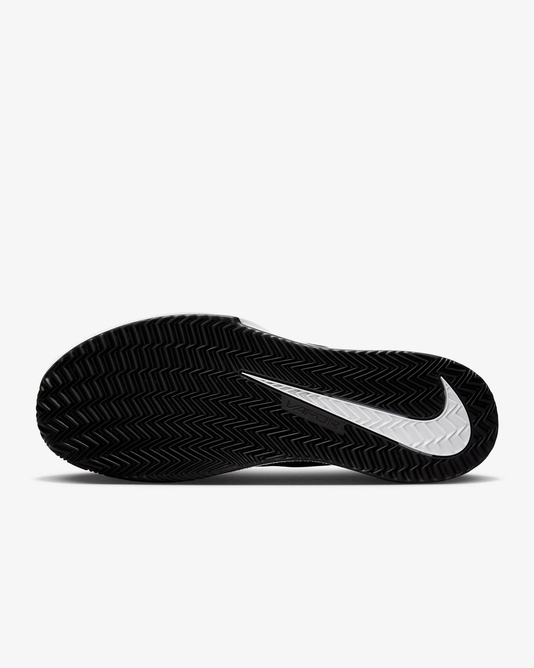 NikeCourt Vapor Lite 2 Men's Clay Tennis Shoes - Black/White