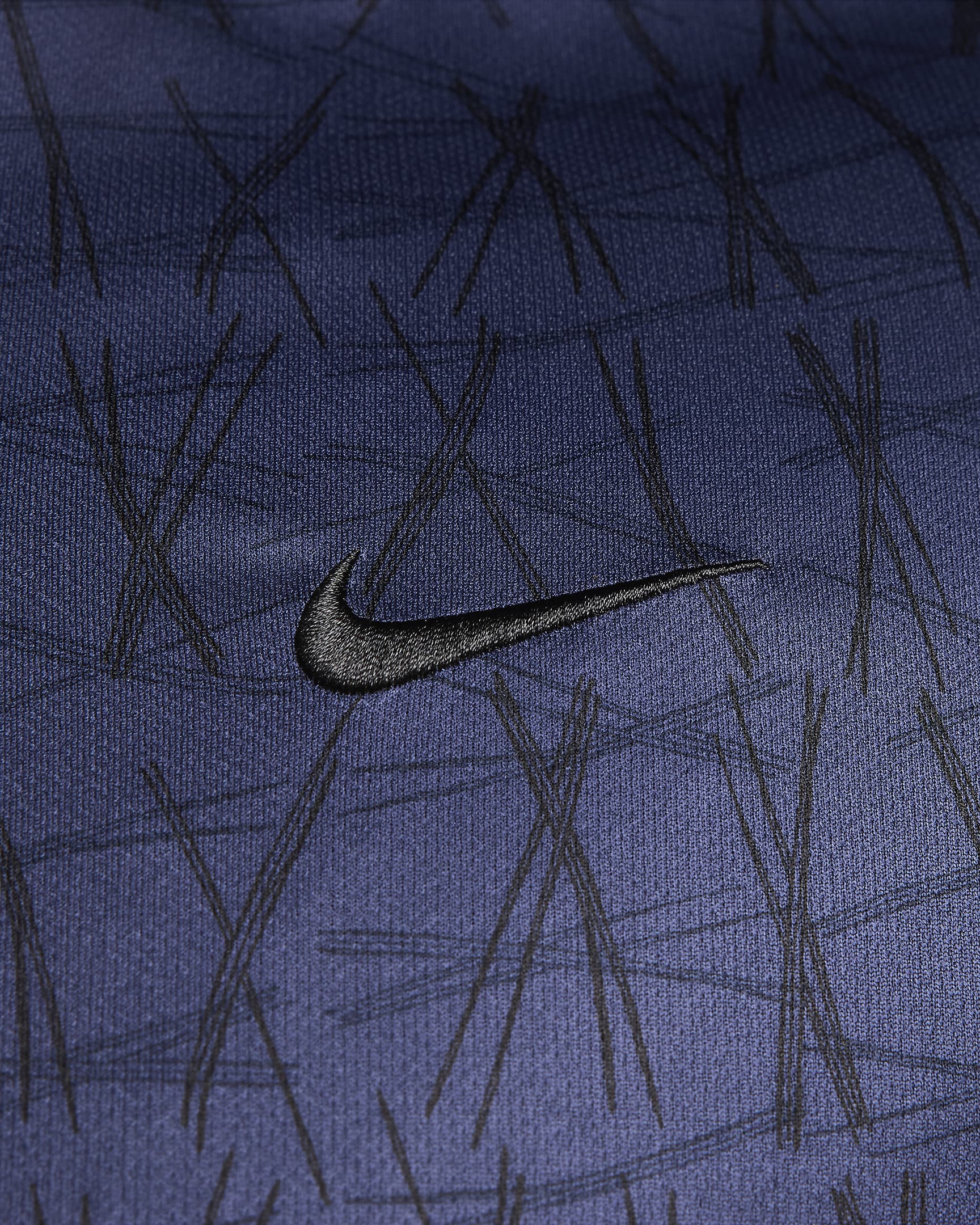 Nike Victory+ férfi golfpóló - Midnight Navy/Fekete/Midnight Navy/Fekete