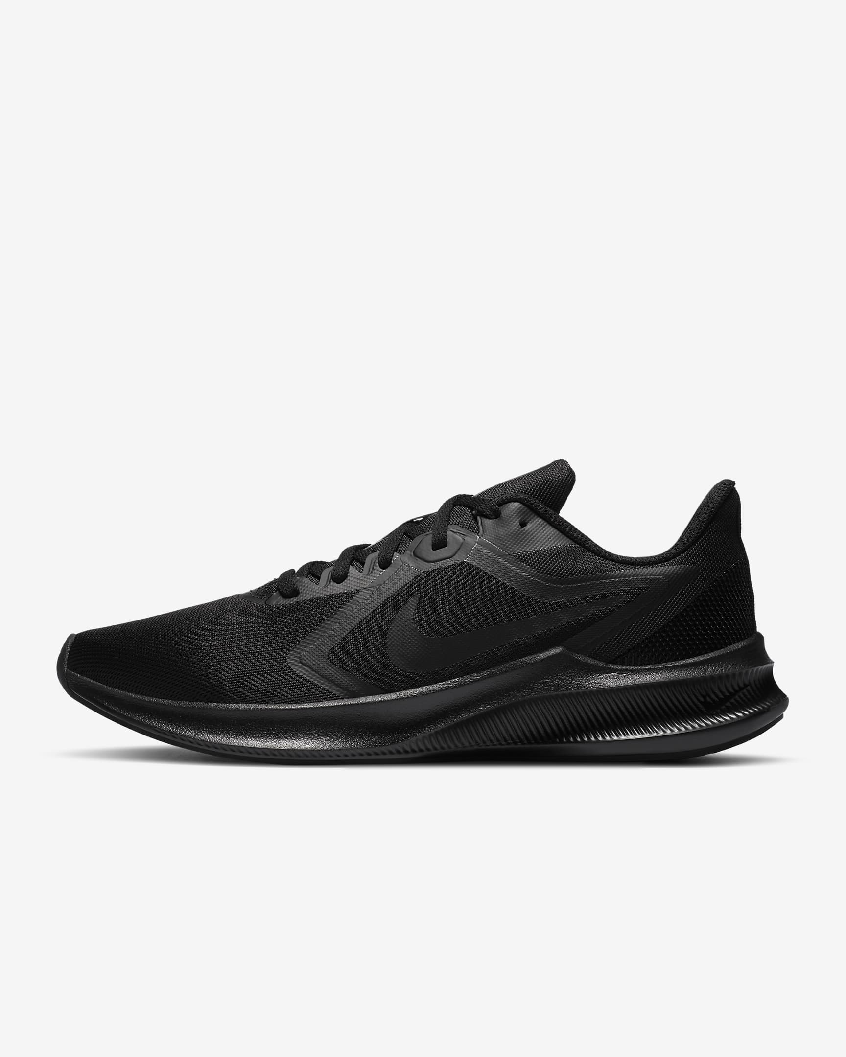 Nike Downshifter 10 Men's Road Running Shoes - Black/Iron Grey/Black