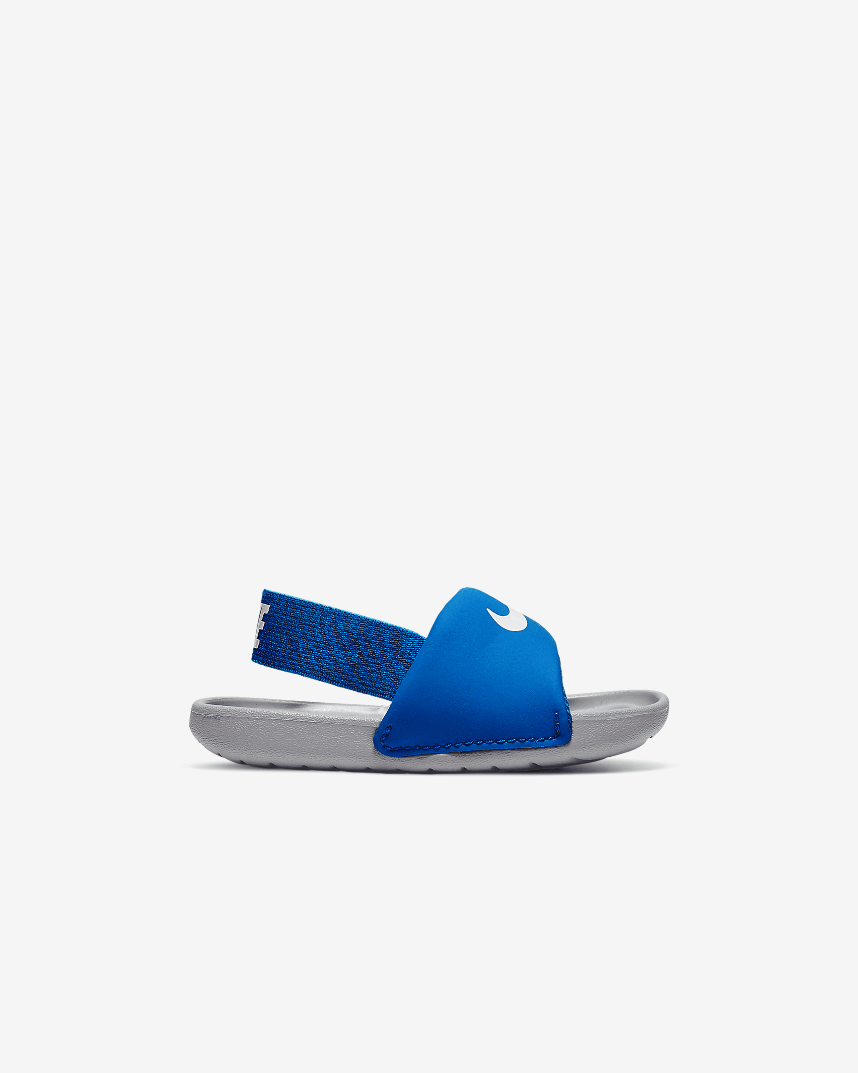 Παντόφλα Nike Kawa για βρέφη και νήπια - Hyper Cobalt/Wolf Grey/Λευκό