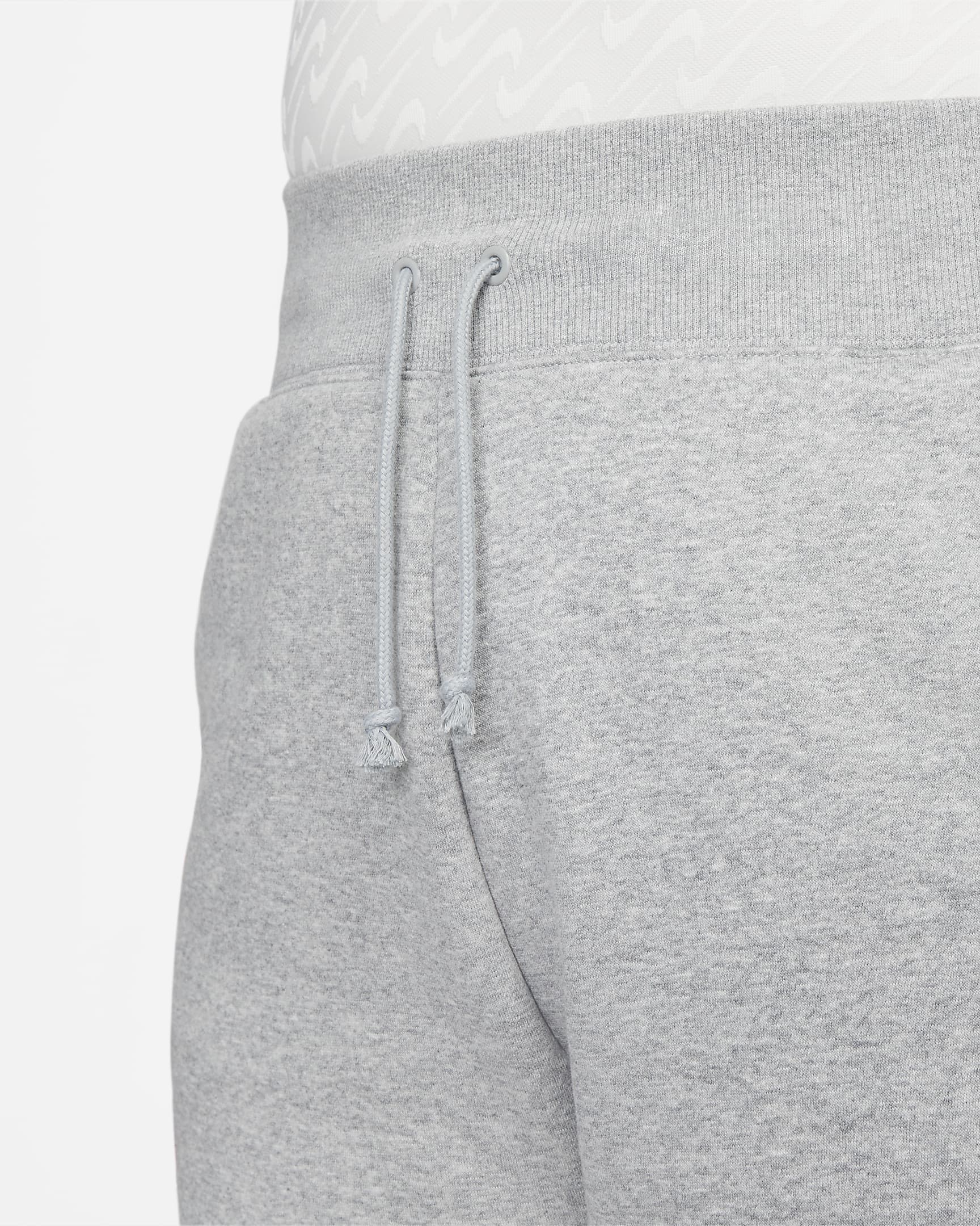 Nike Sportswear Phoenix Fleece Women's High-Waisted Oversized Tracksuit Bottoms (Plus Size) - Dark Grey Heather/Sail