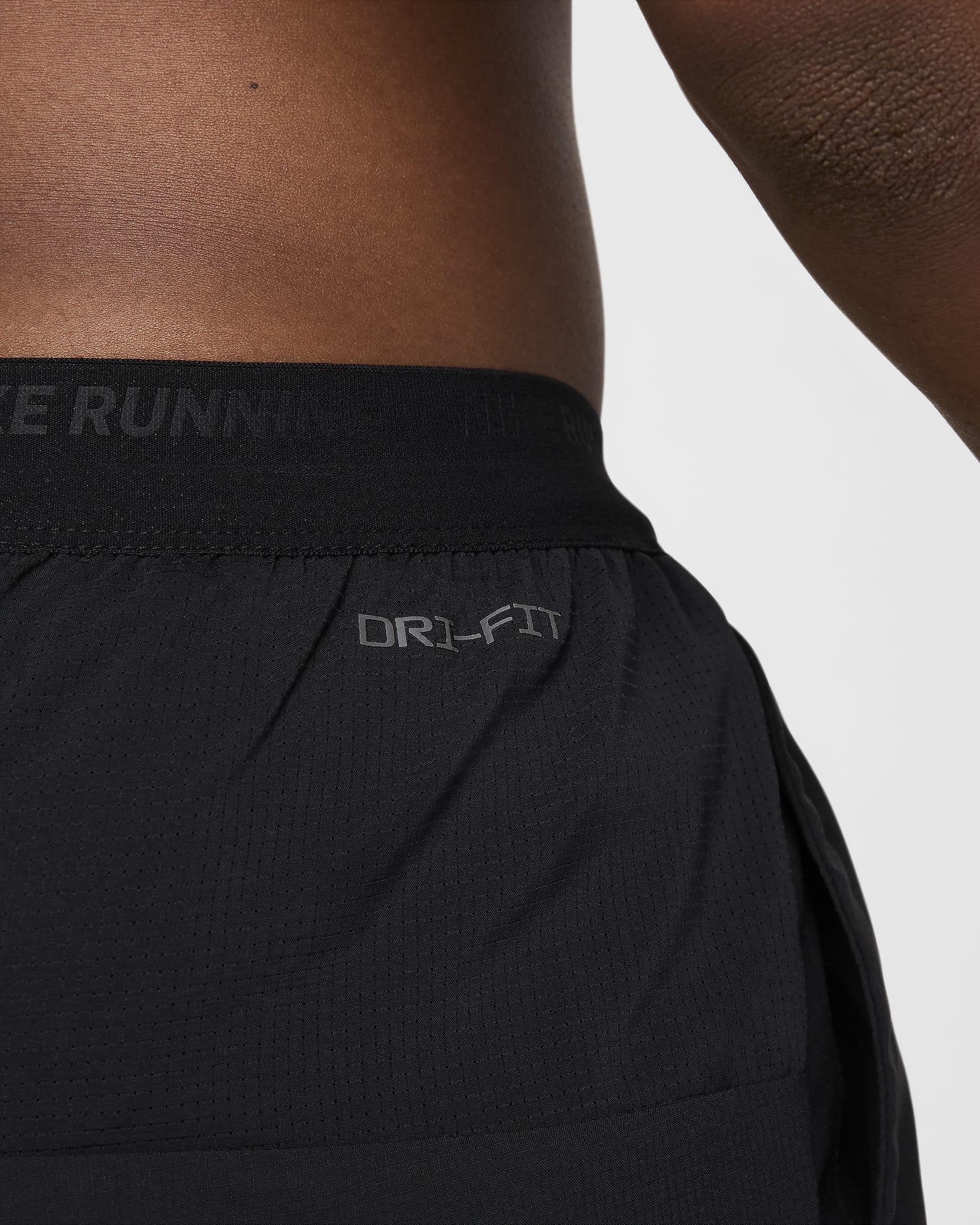 Nike Stride Run Energy Men's Dri-FIT 5" Brief-Lined Running Shorts - Black/Black/Light Photo Blue