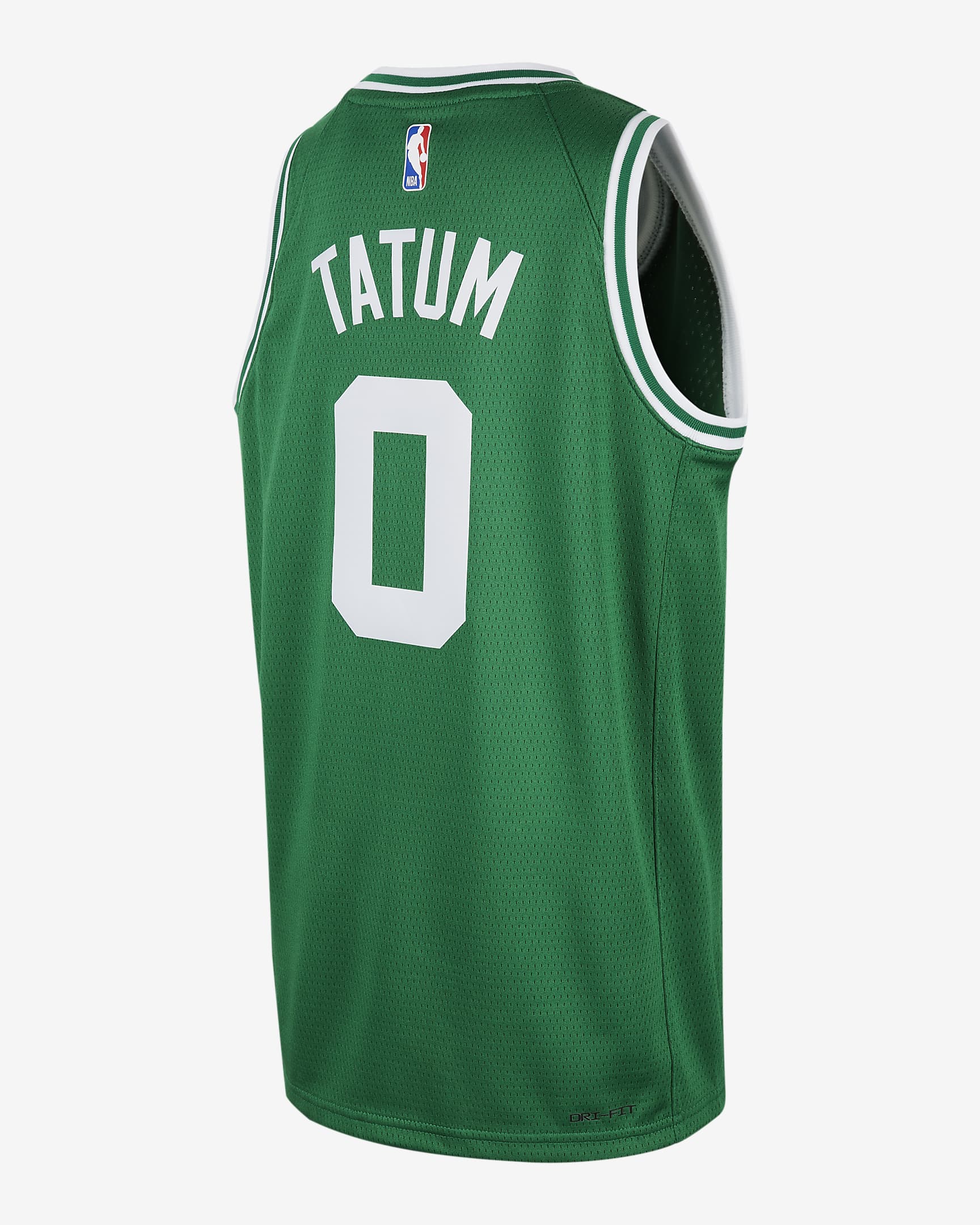 Boston Celtics 2023/24 Icon Edition Nike NBA Swingman-trøje til større børn - Clover