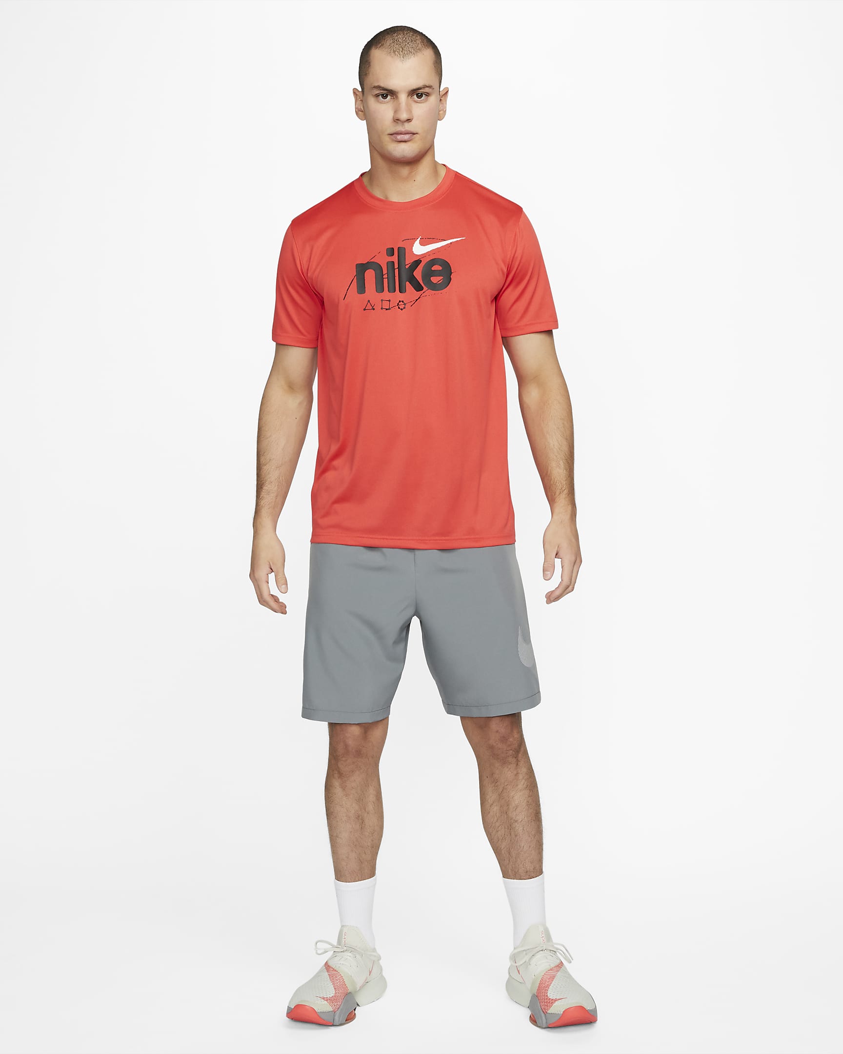 Nike DriFIT Men's 23cm (approx.) Woven Graphic Fitness Shorts. Nike SK