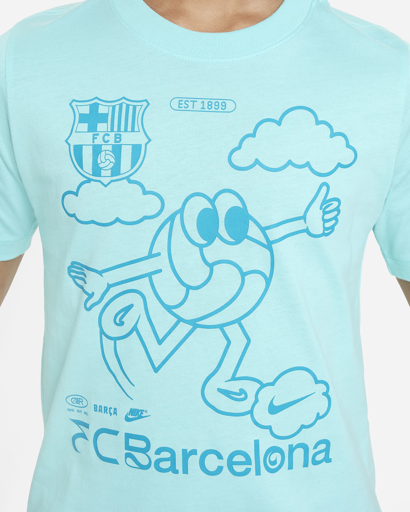 F.C. Barcelona Air Older Kids' Nike Football T-Shirt. Nike PH