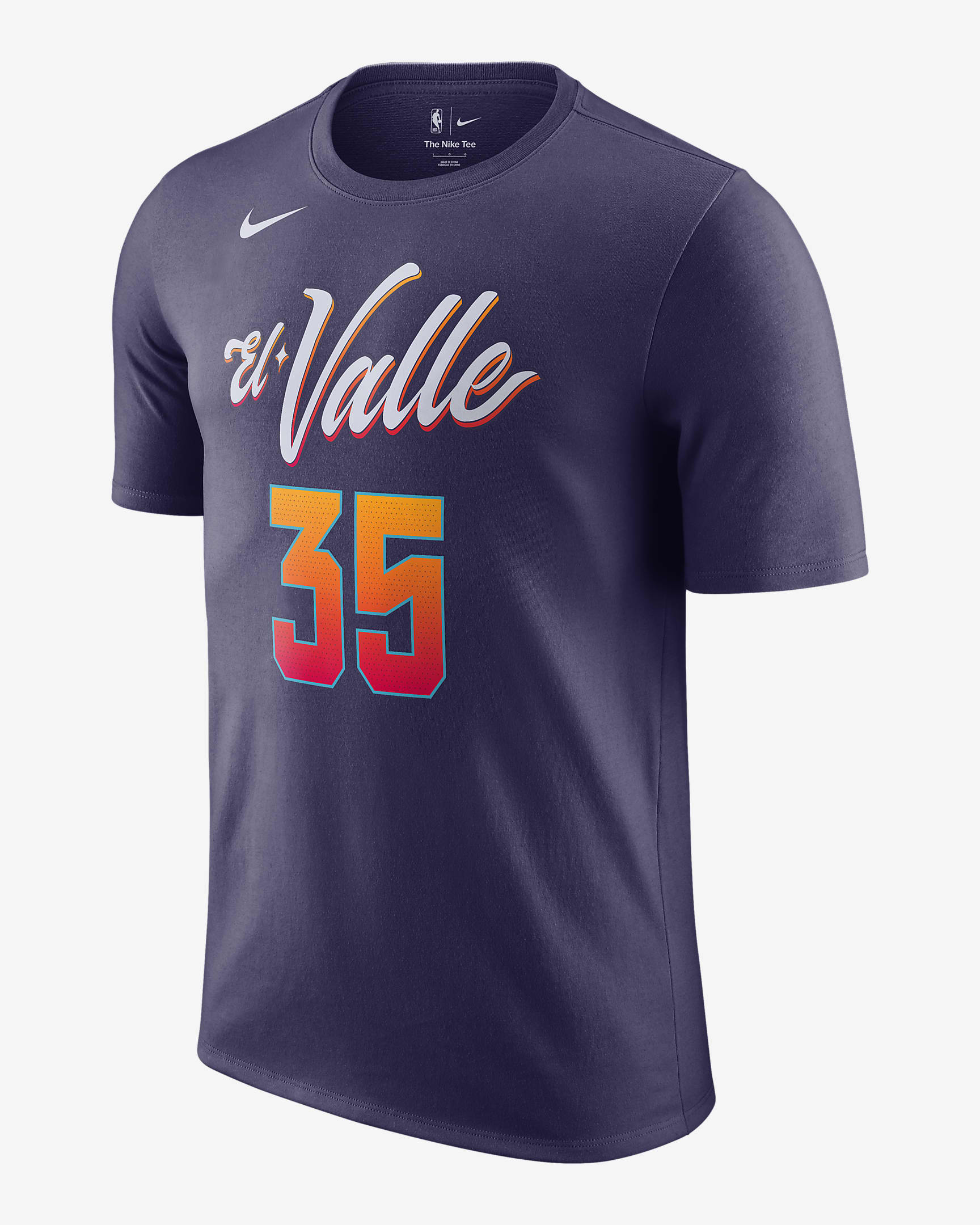 Kevin Durant Phoenix Suns City Edition Nike NBA T-Shirt für Herren. Nike CH