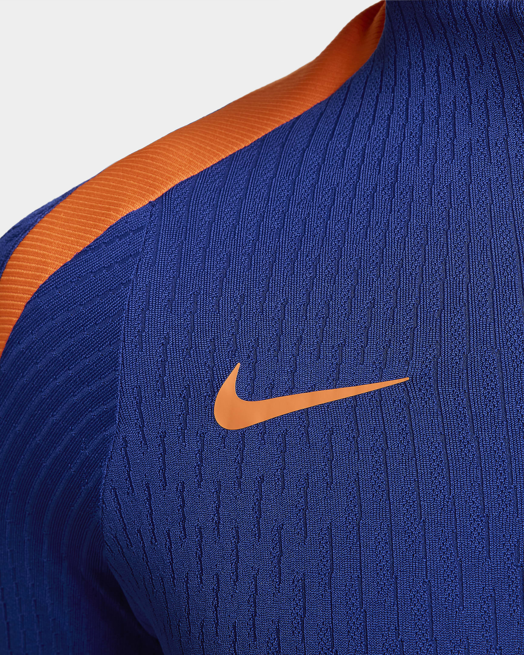 Hollandia Strike Elite Nike Dri-FIT ADV kötött férfi futball-melegítőfelső - Deep Royal Blue/Safety Orange/Safety Orange