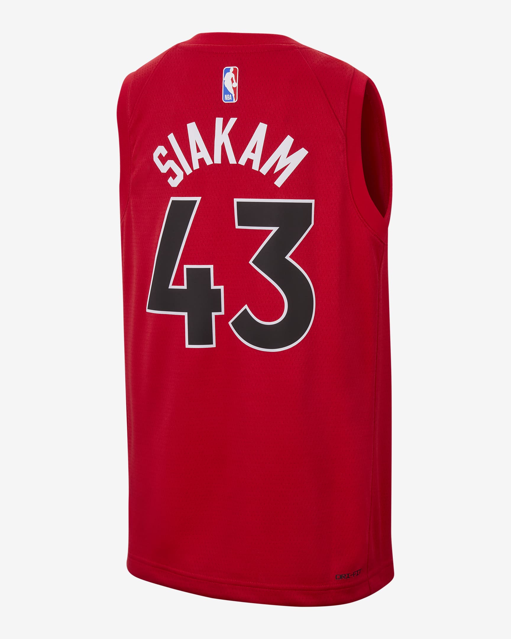 Nike Dri-FIT NBA Swingman Jersey för ungdom (killar) Pascal Siakam Toronto Raptors Icon Edition 2022/23 - University Red