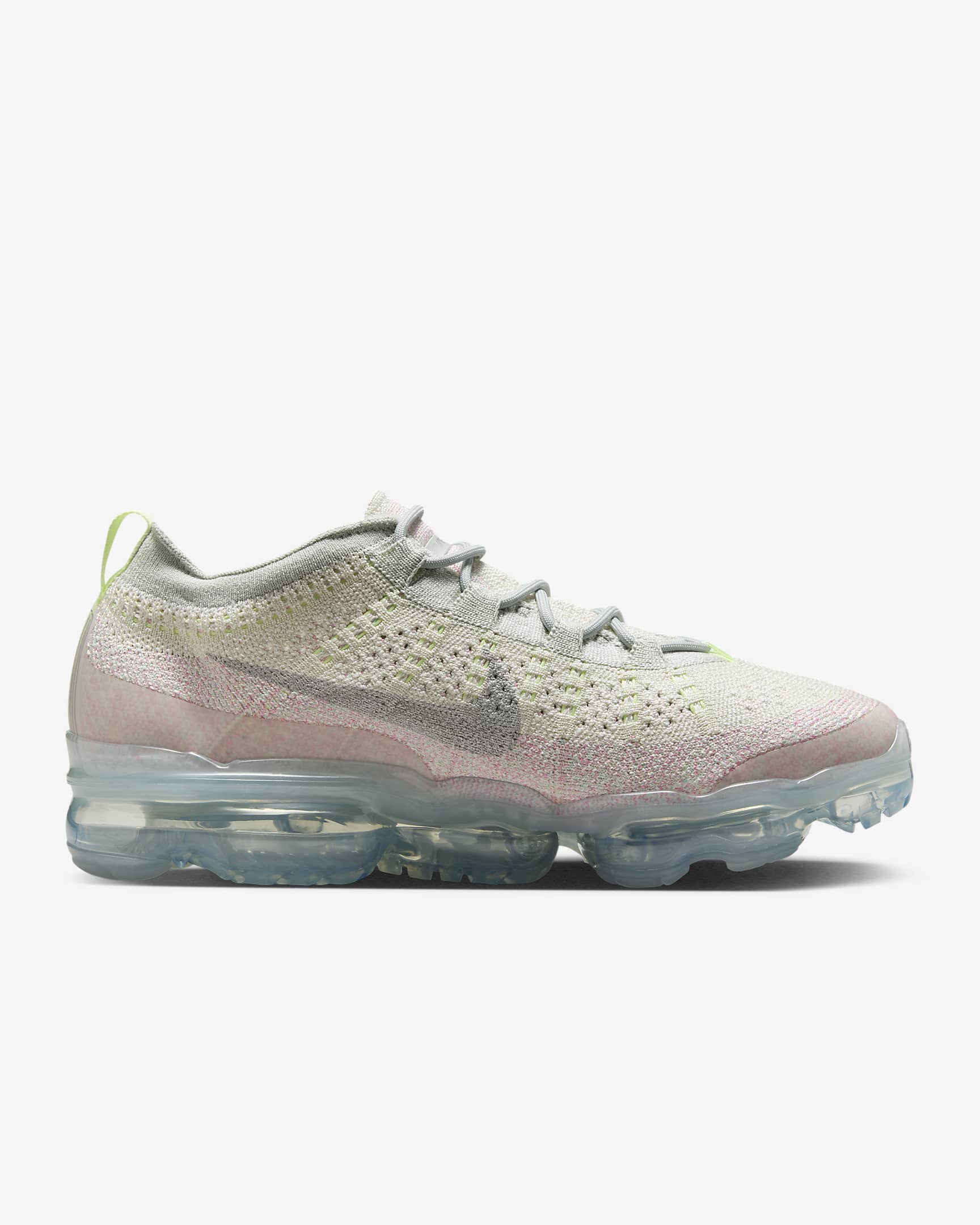 Nike Air VaporMax 2023 Flyknit Women's Shoes - Sea Glass/Light Silver/Barely Volt/Metallic Silver