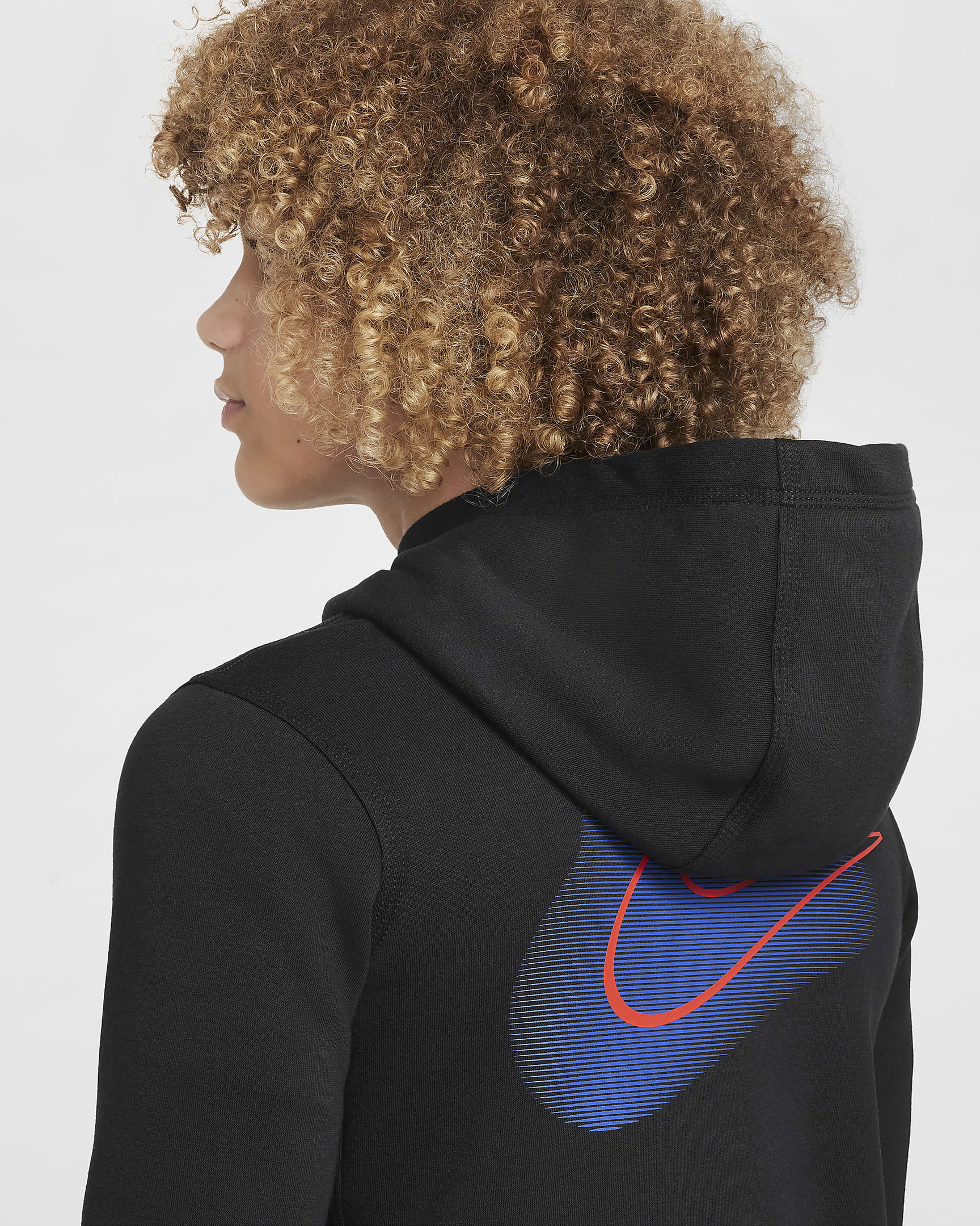 Nike Sportswear Standard Issue Older Kids' (Boys') Fleece Pullover Hoodie - Black