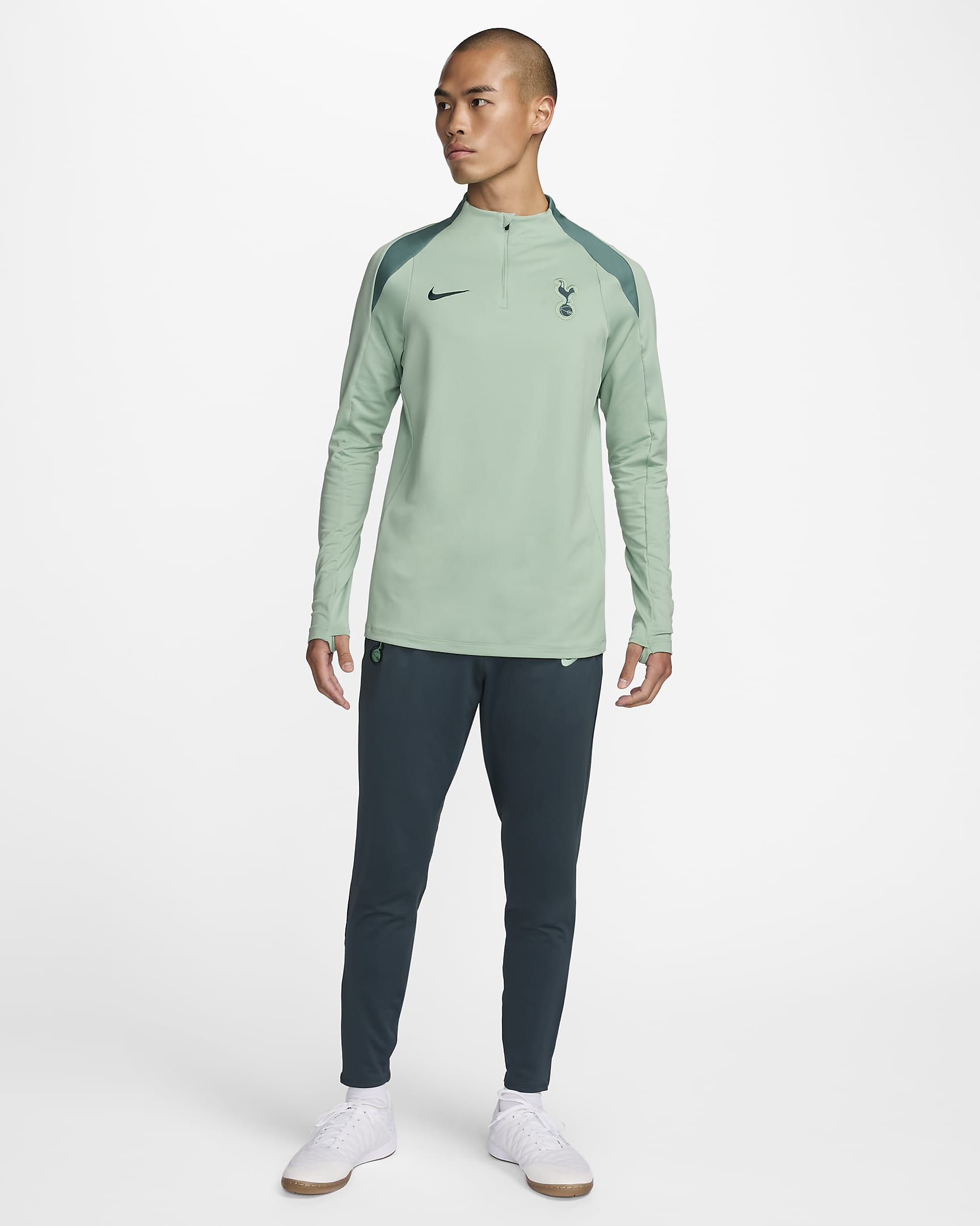 Męska treningowa koszulka piłkarska Nike Dri-FIT Tottenham Hotspur Strike (wersja trzecia) - Enamel Green/Bicoastal/Faded Spruce