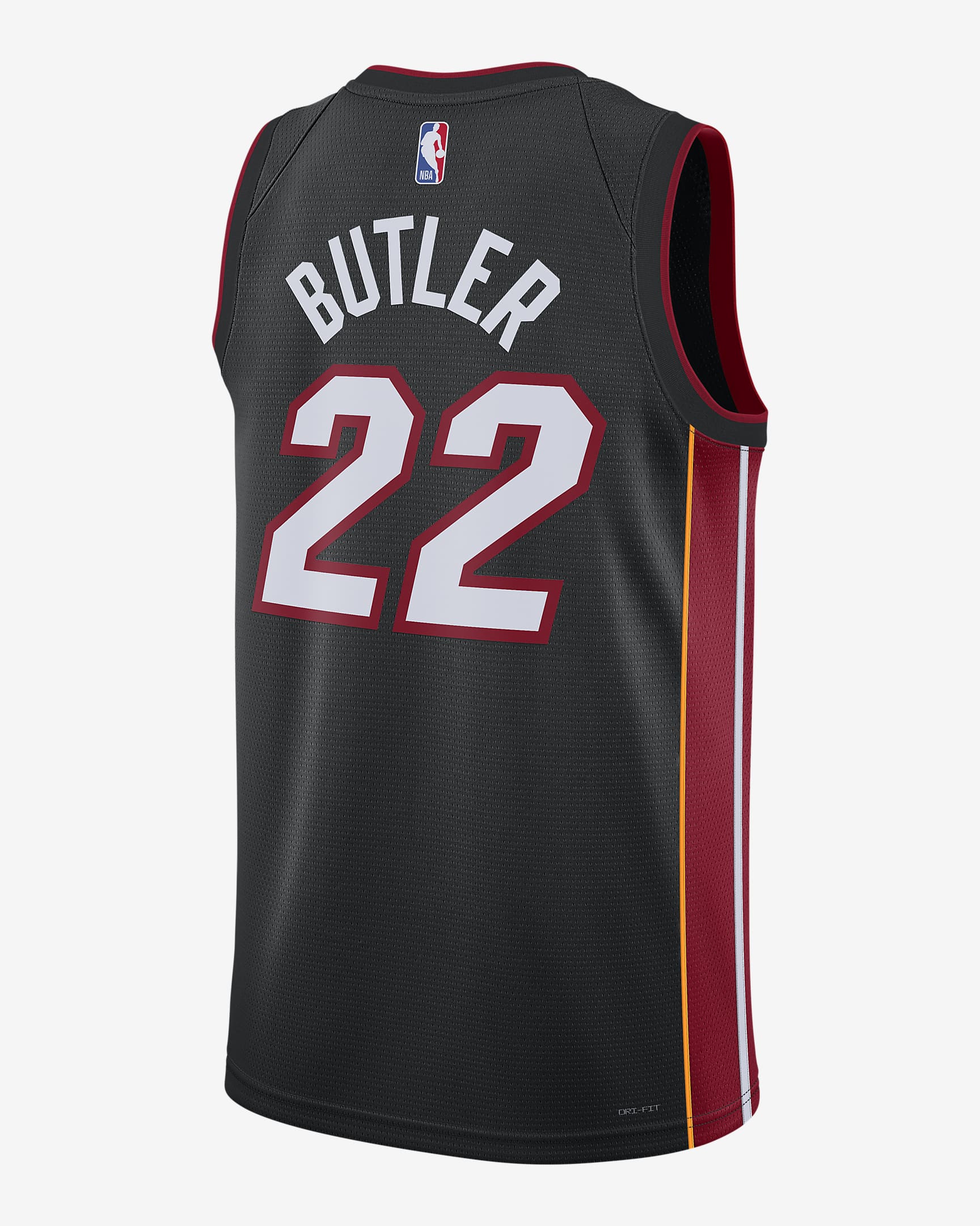 Jersey Nike Dri-FIT de la NBA Swingman para hombre Miami Heat Icon Edition 2022/23 - Negro