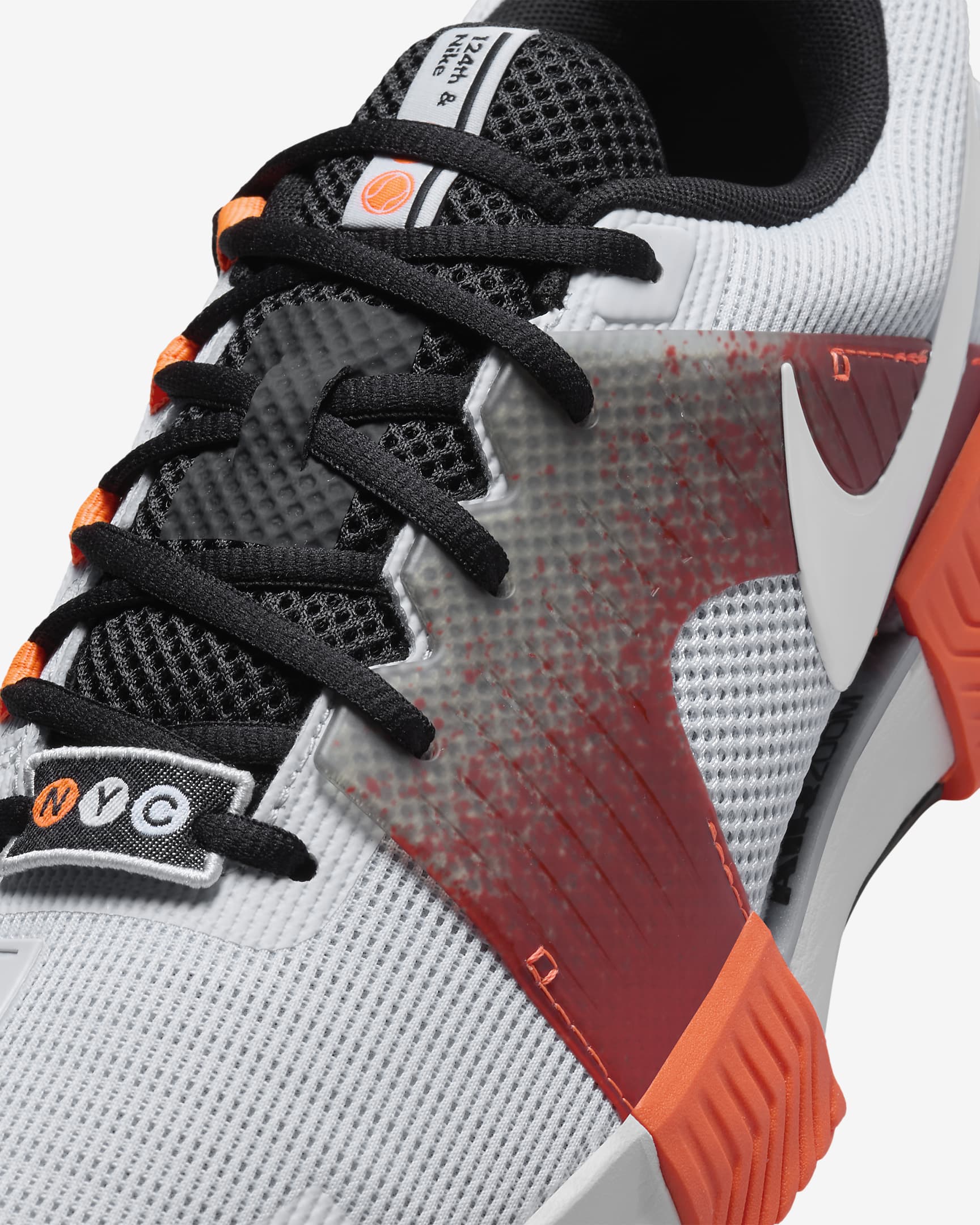 Nike Zoom GP Challenge 1 Premium hardcourt tennisschoenen voor heren - Pure Platinum/Zwart/Hyper Crimson/Wit