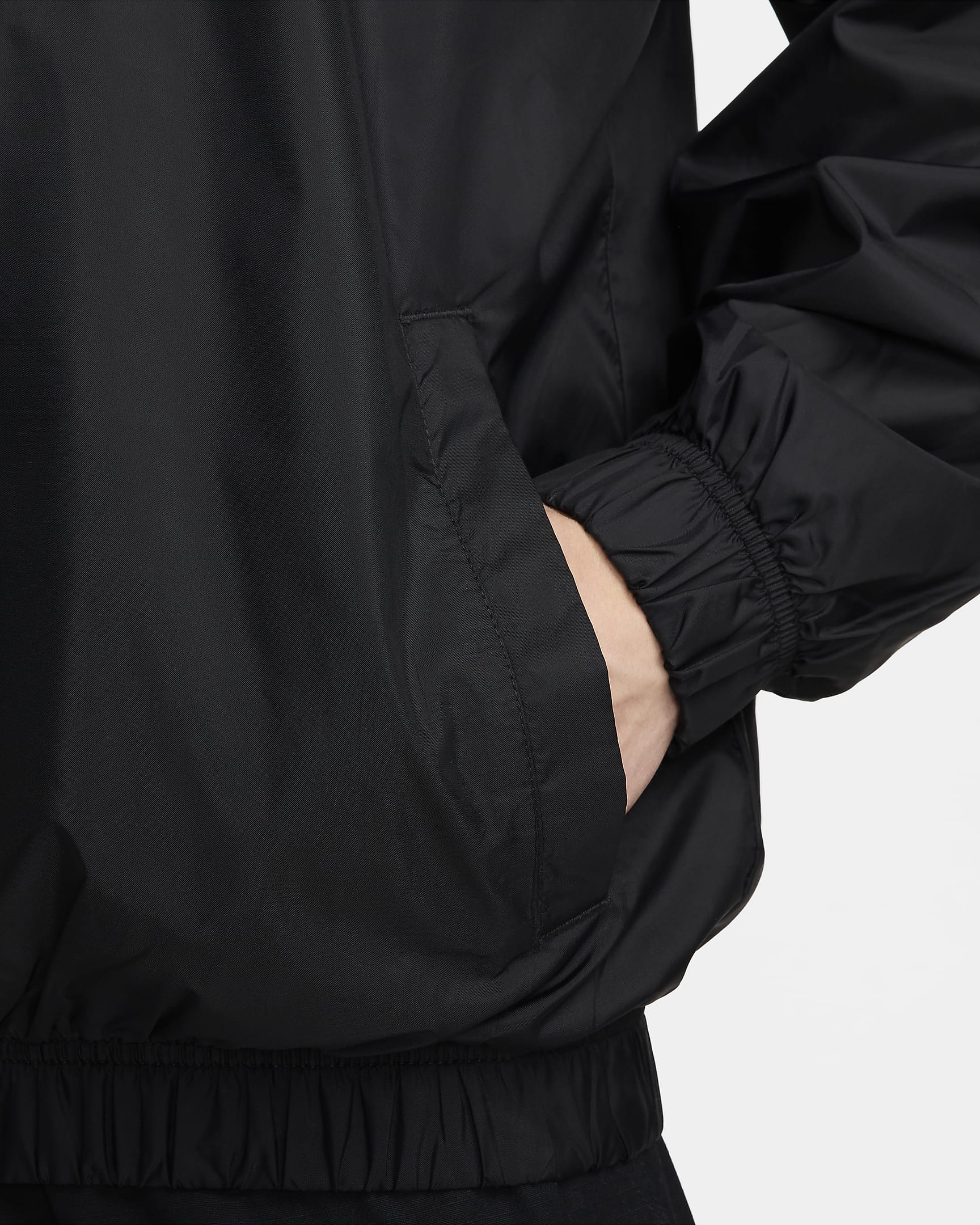 Nike Sportswear Windrunner Men's Unlined Woven Anorak - Black/White