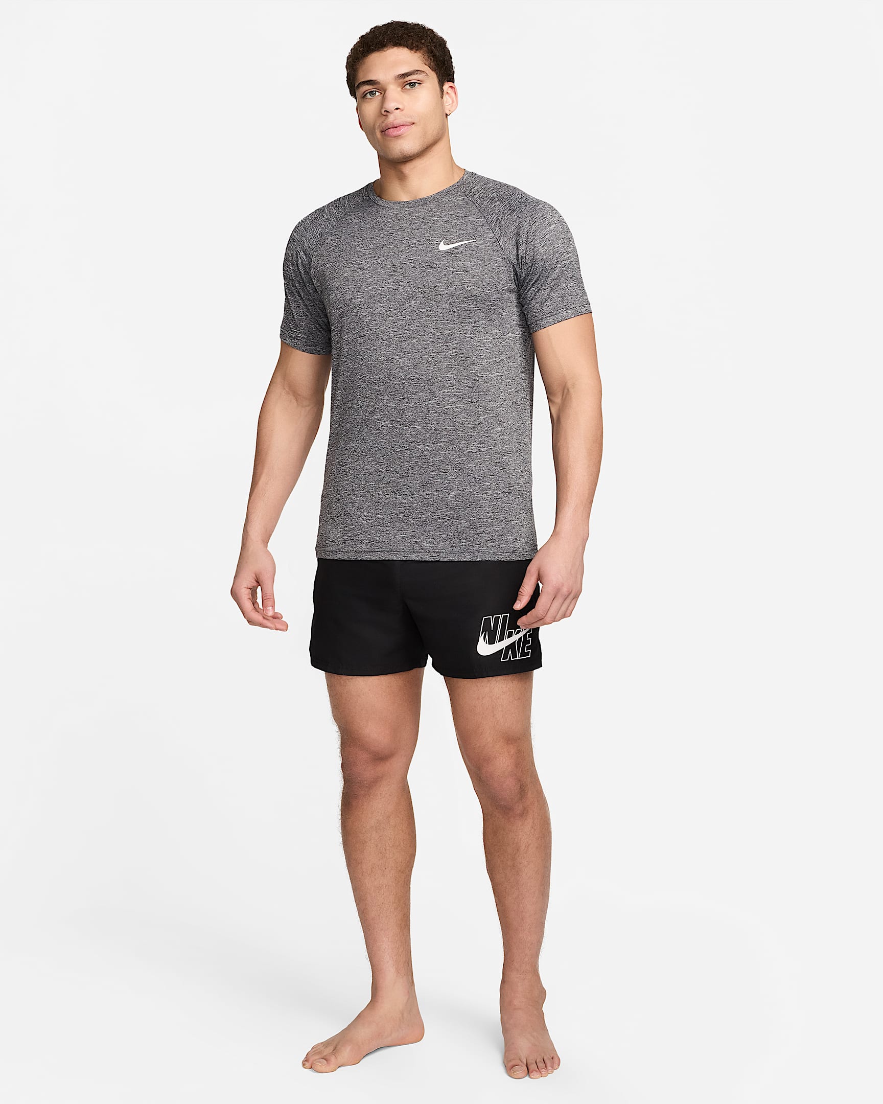 mens nike swim shirt