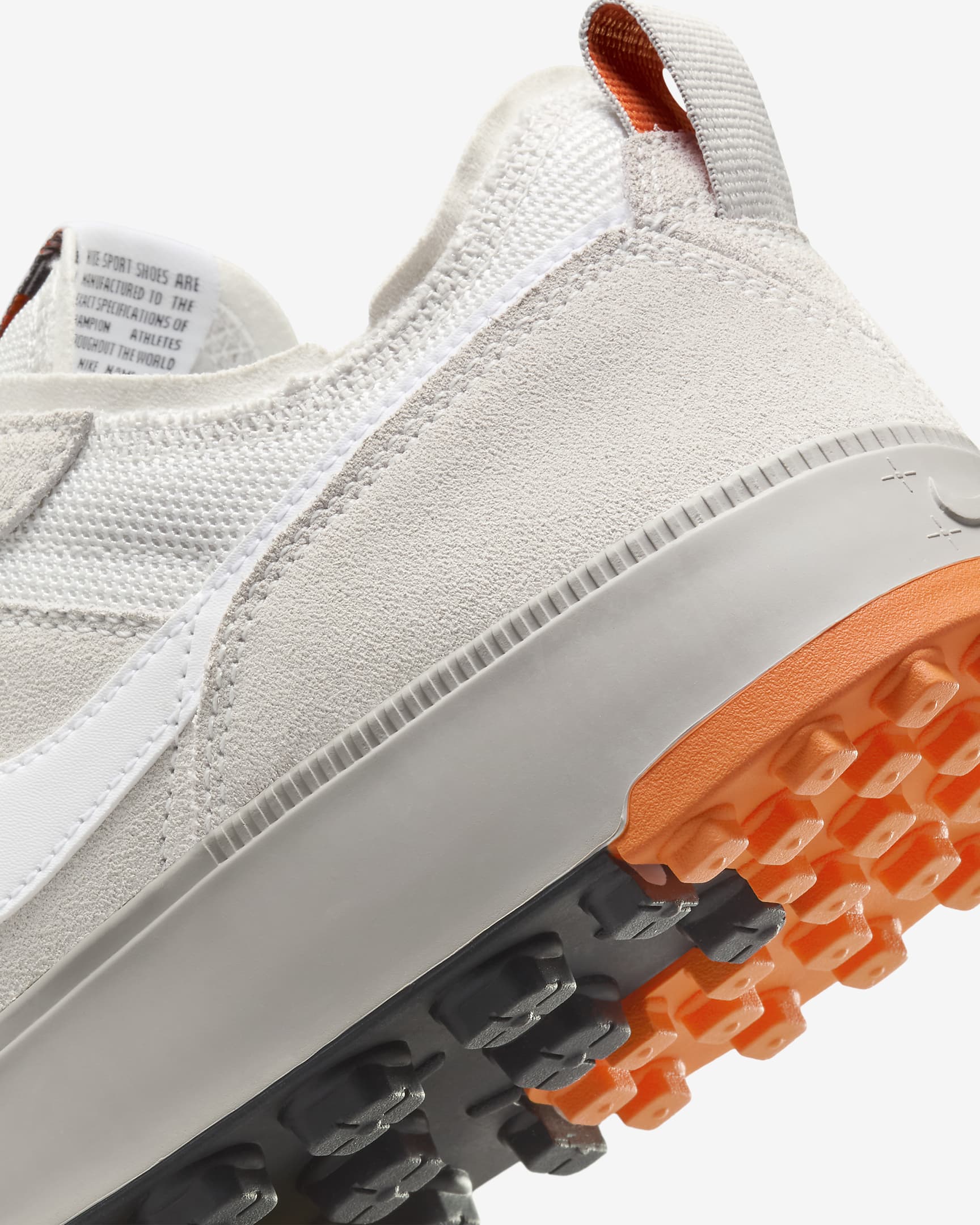 Nike C1TY 'Safety Cone' Shoes - Platinum Tint/Light Iron Ore/Safety Orange/White