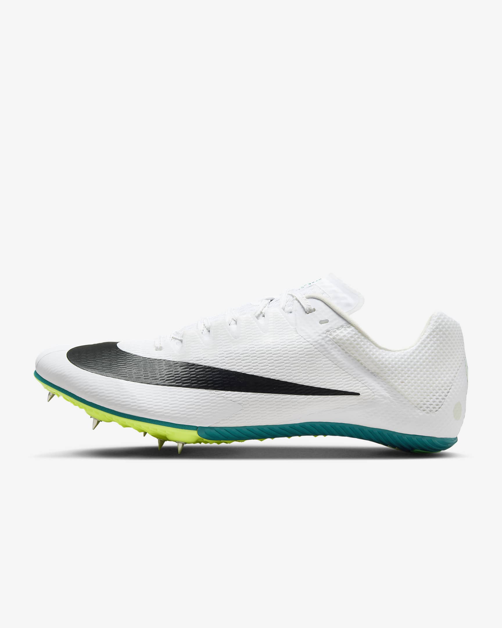 Nike Zoom Rival Track & Field Sprinting Spikes - White/Bright Spruce/Vapor Green/Black