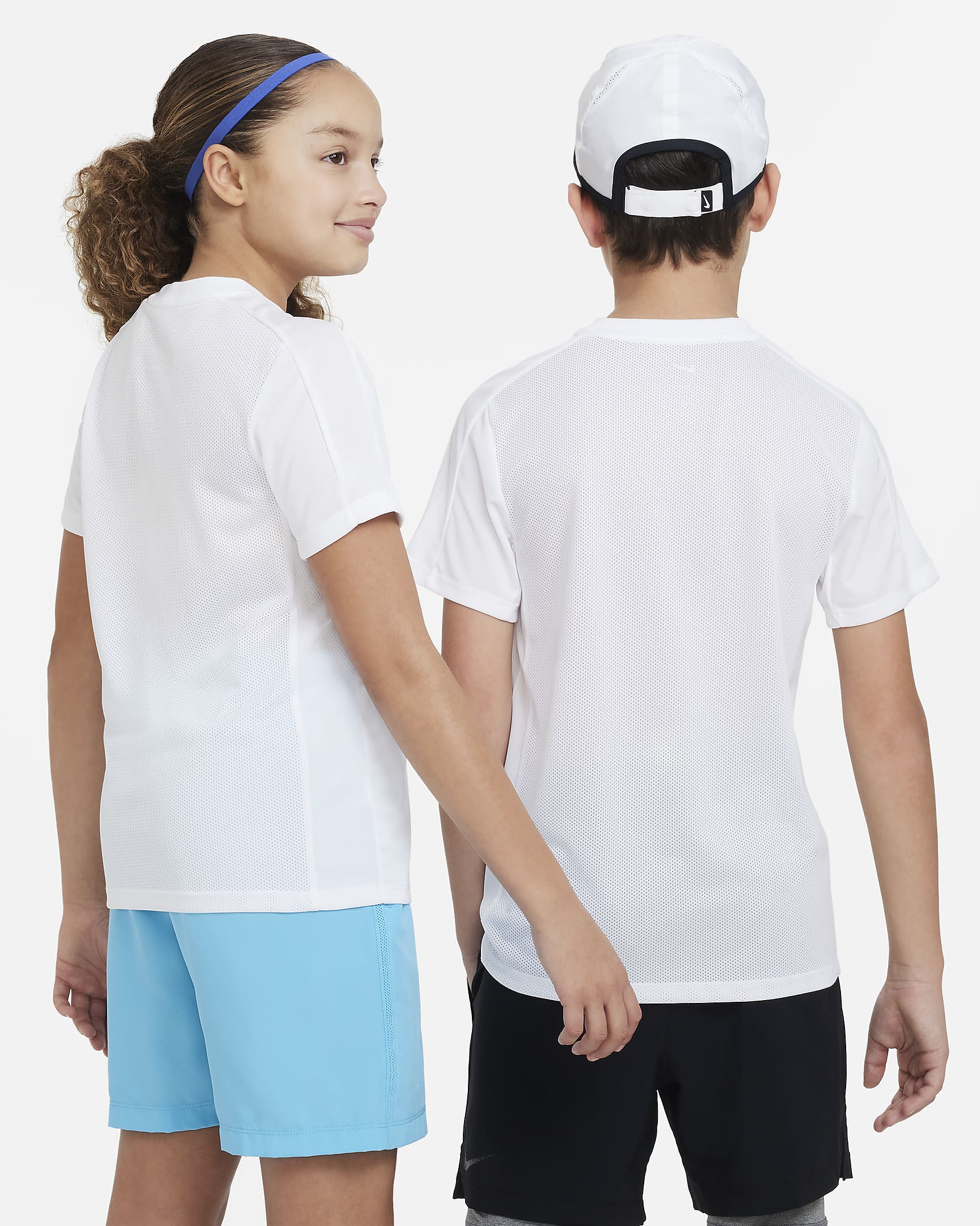 Nike DriFIT Trophy Big Kids' Graphic ShortSleeve Training Top.