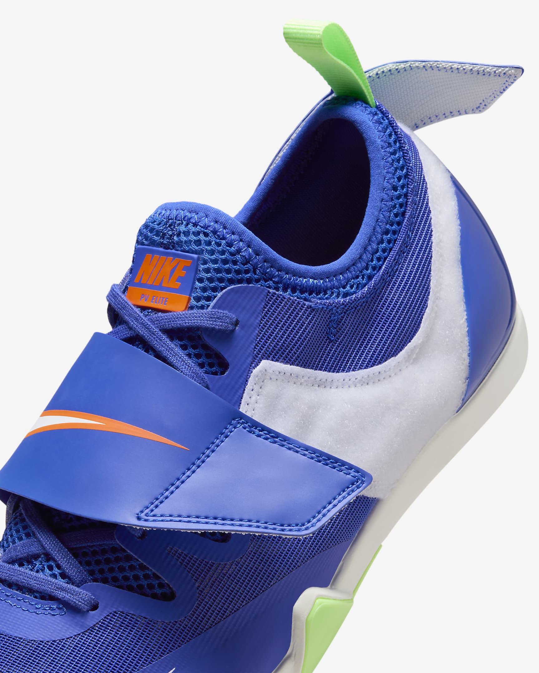 Scarpa chiodata per il salto Nike Pole Vault Elite - Racer Blue/Safety Orange/Lime Blast/Bianco