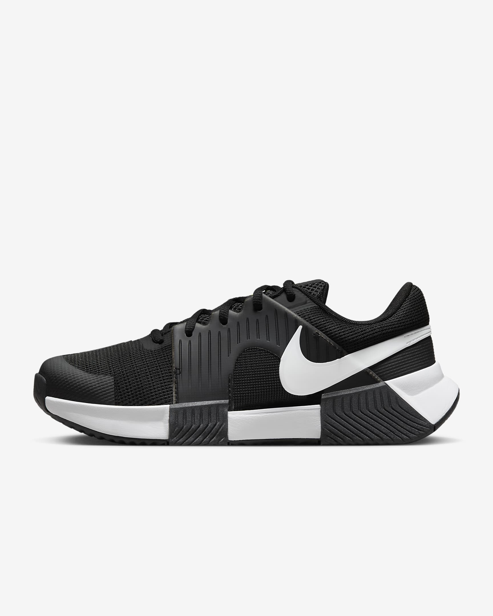 Nike GP Challenge 1 Women's Clay Court Tennis Shoes - Black/Black/White