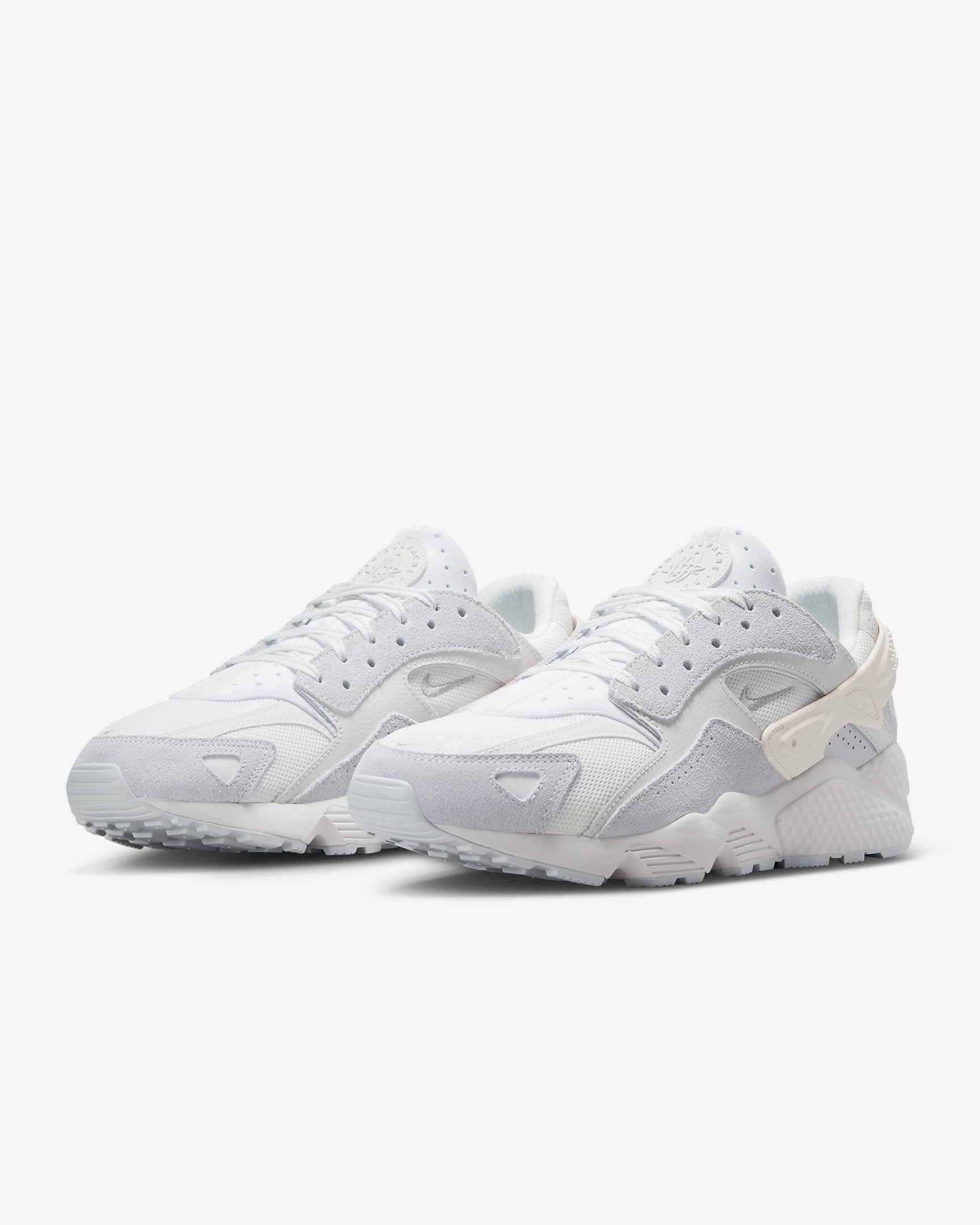 Nike Air Huarache Runner Men's Shoes - Summit White/White/Pure Platinum/Metallic Silver