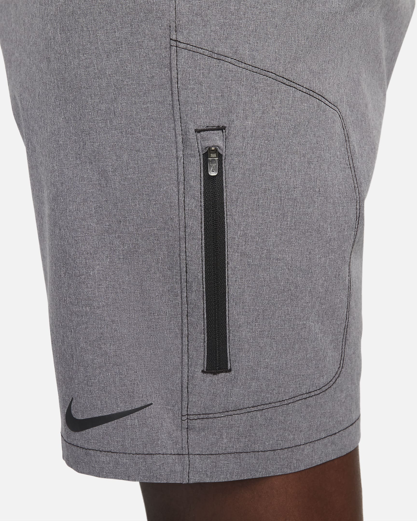 Nike Flow Men's 23cm (approx.) Hybrid Swimming Shorts - Dark Grey Heather/Black