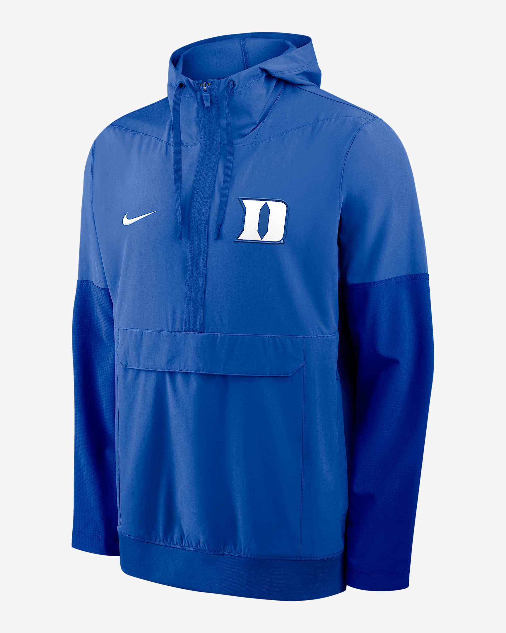 Duke Anorak Men's Nike College 1/2-Zip Hooded Jacket - Royal