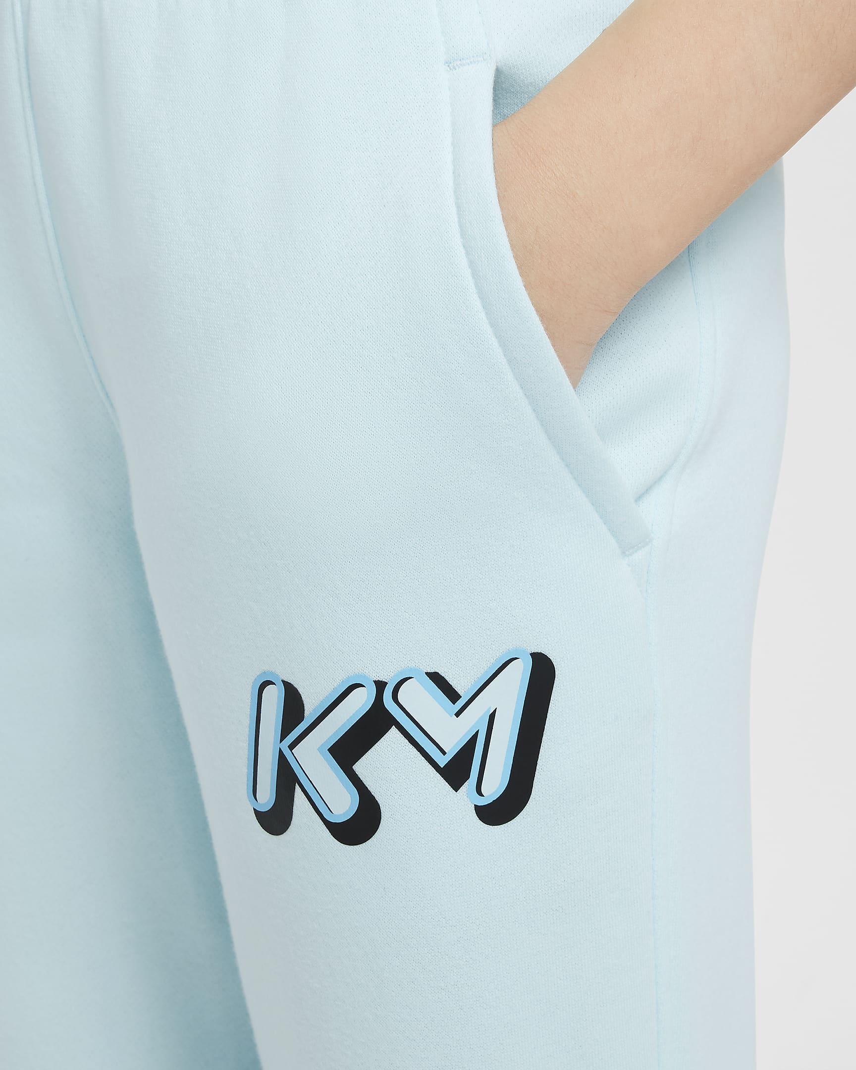 Παντελόνι φόρμας Kylian Mbappé Club Fleece για μεγάλα παιδιά - Glacier Blue