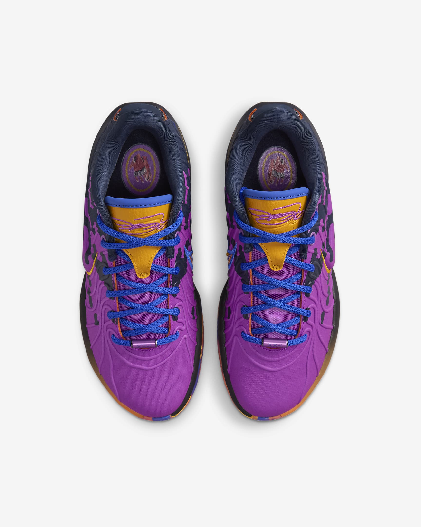 LeBron XXI SE „Summerverse” kosárlabdacipő nagyobb gyerekeknek - Hyper Violet/Obsidian/University Gold/Hyper Royal