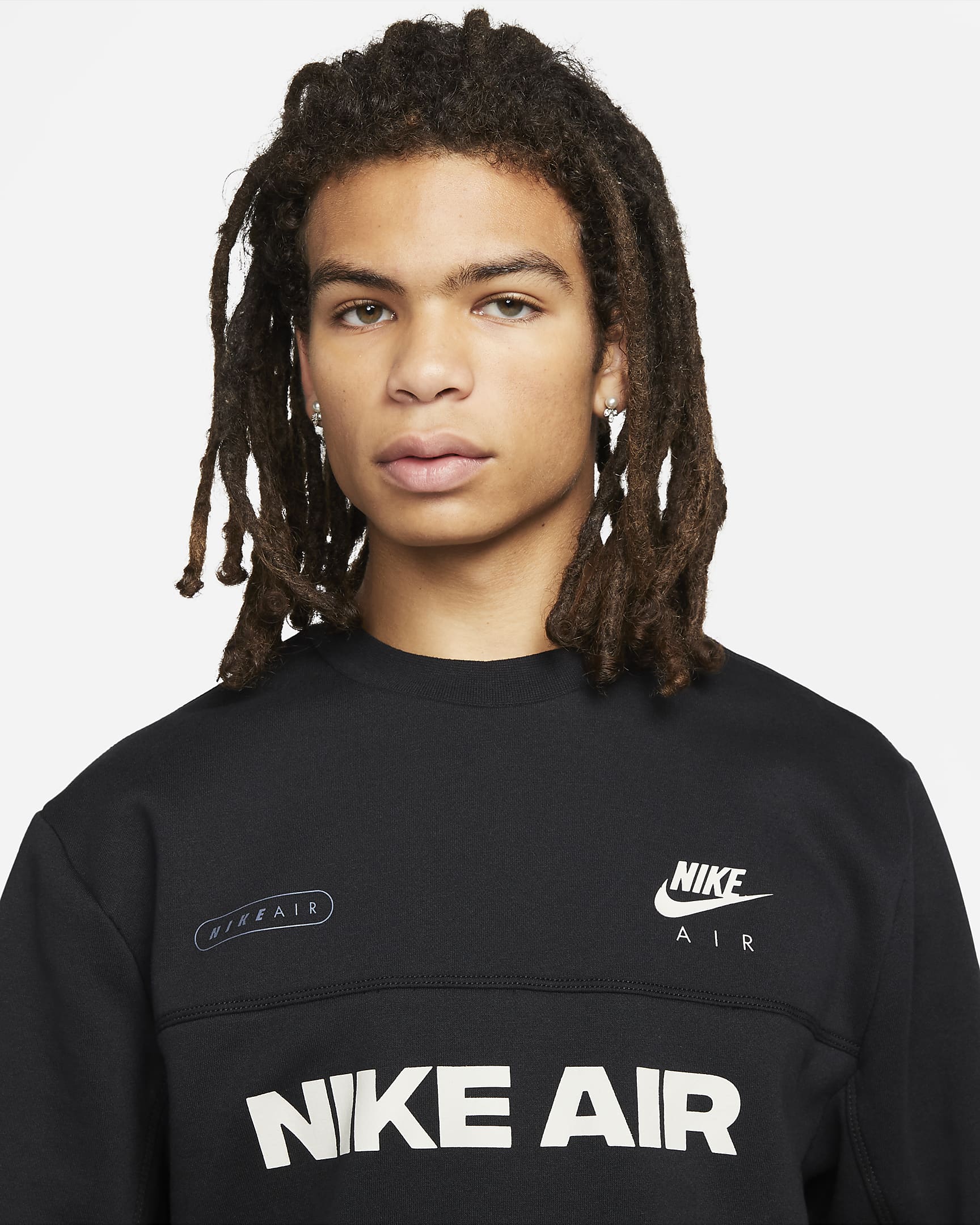 Nike Air Men's Brushed-Back Fleece Crew. Nike NZ