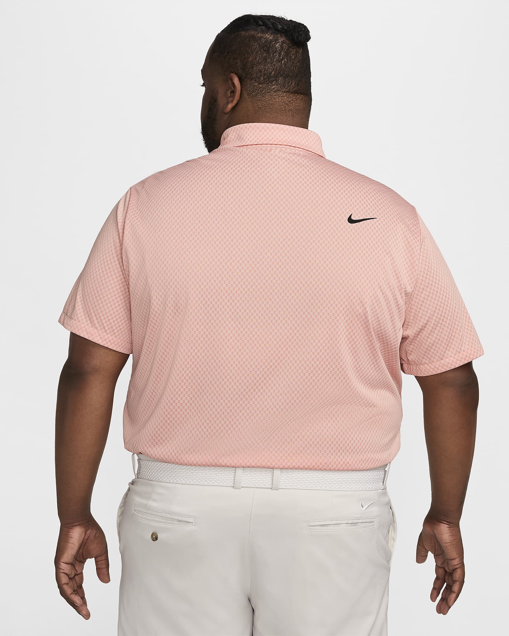 Nike Tour Dri-FIT Golf-Poloshirt für Herren - Light Madder Root/Guava Ice/Madder Root/Schwarz