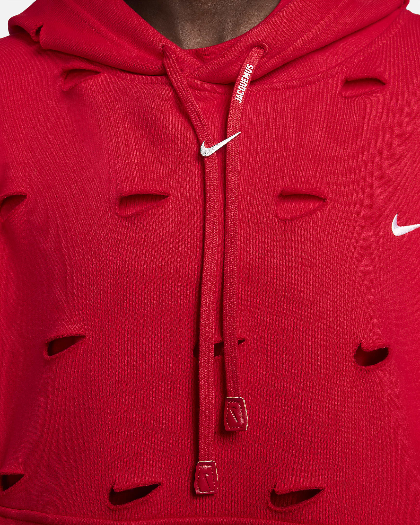 Nike x Jacquemus Swoosh Hoodie - University Red