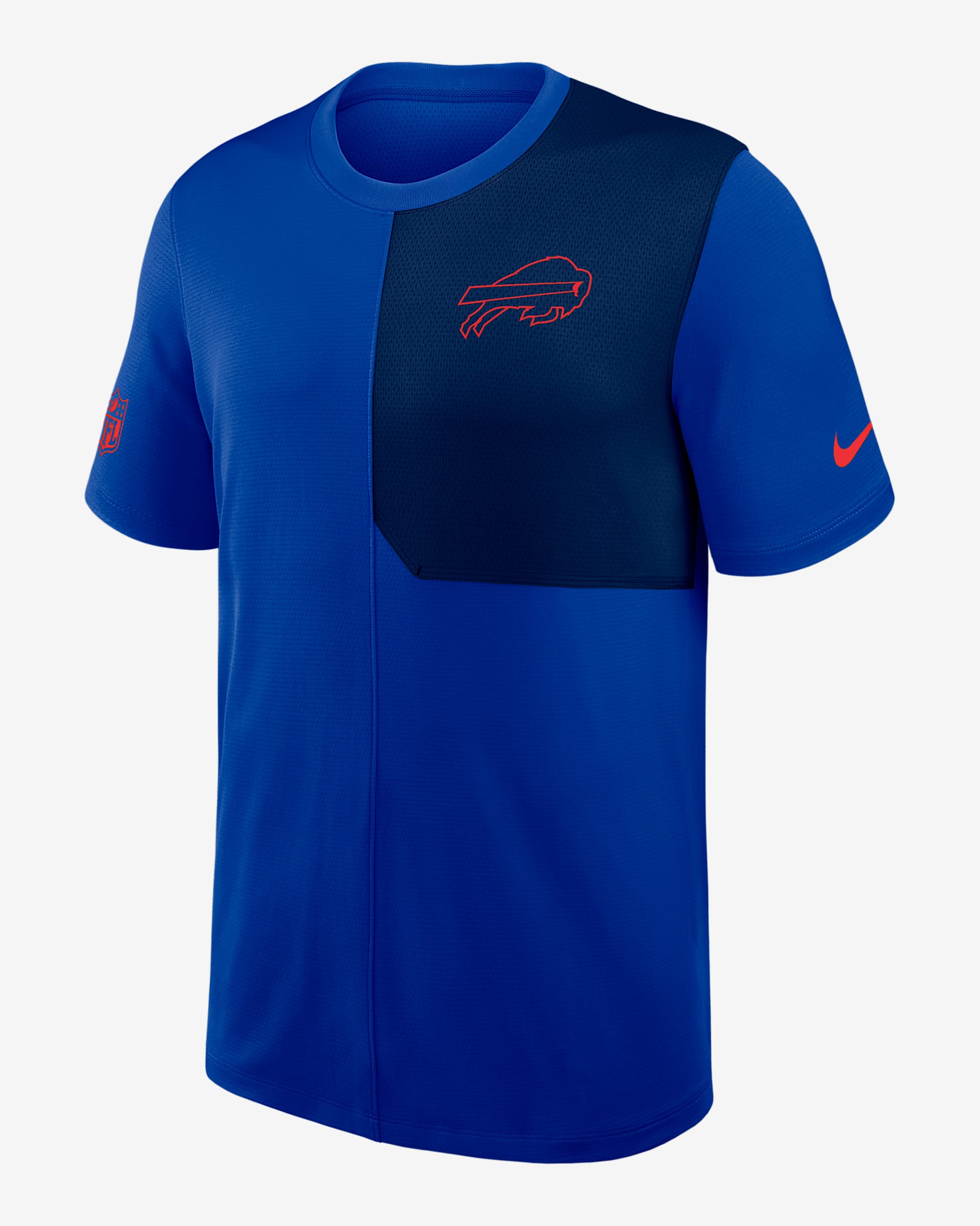 Playera Nike Dri-FIT de la NFL para hombre Buffalo Bills Sideline Coach - Azul