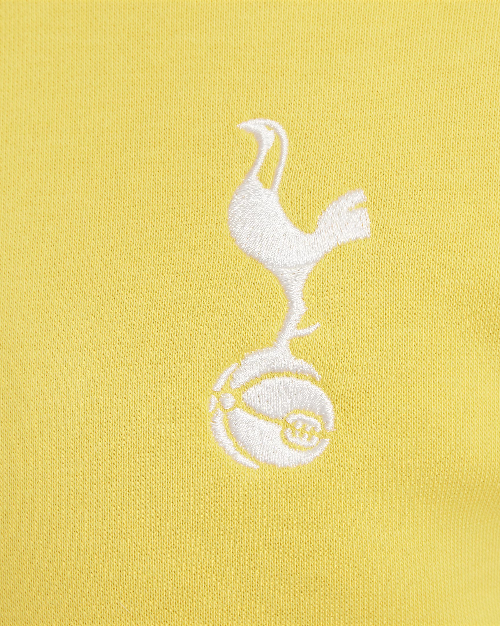 Tottenham Hotspur Club Nike fotballhettegenser til store barn (gutt) - Varsity Maize/Hvit