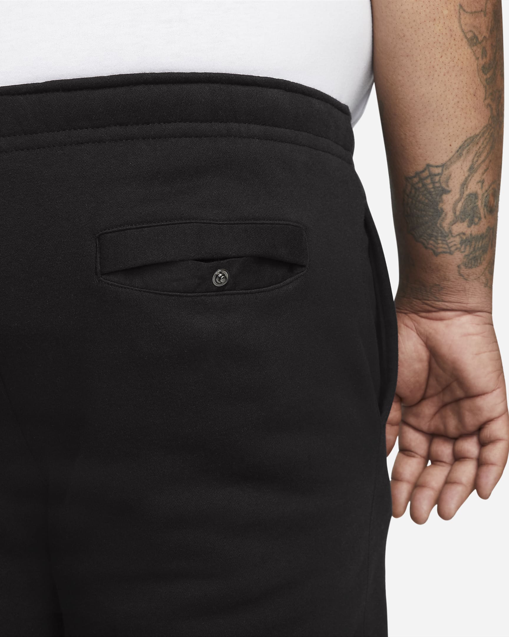 Pantaloni jogger Nike Sportswear Club Fleece - Nero/Nero/Bianco