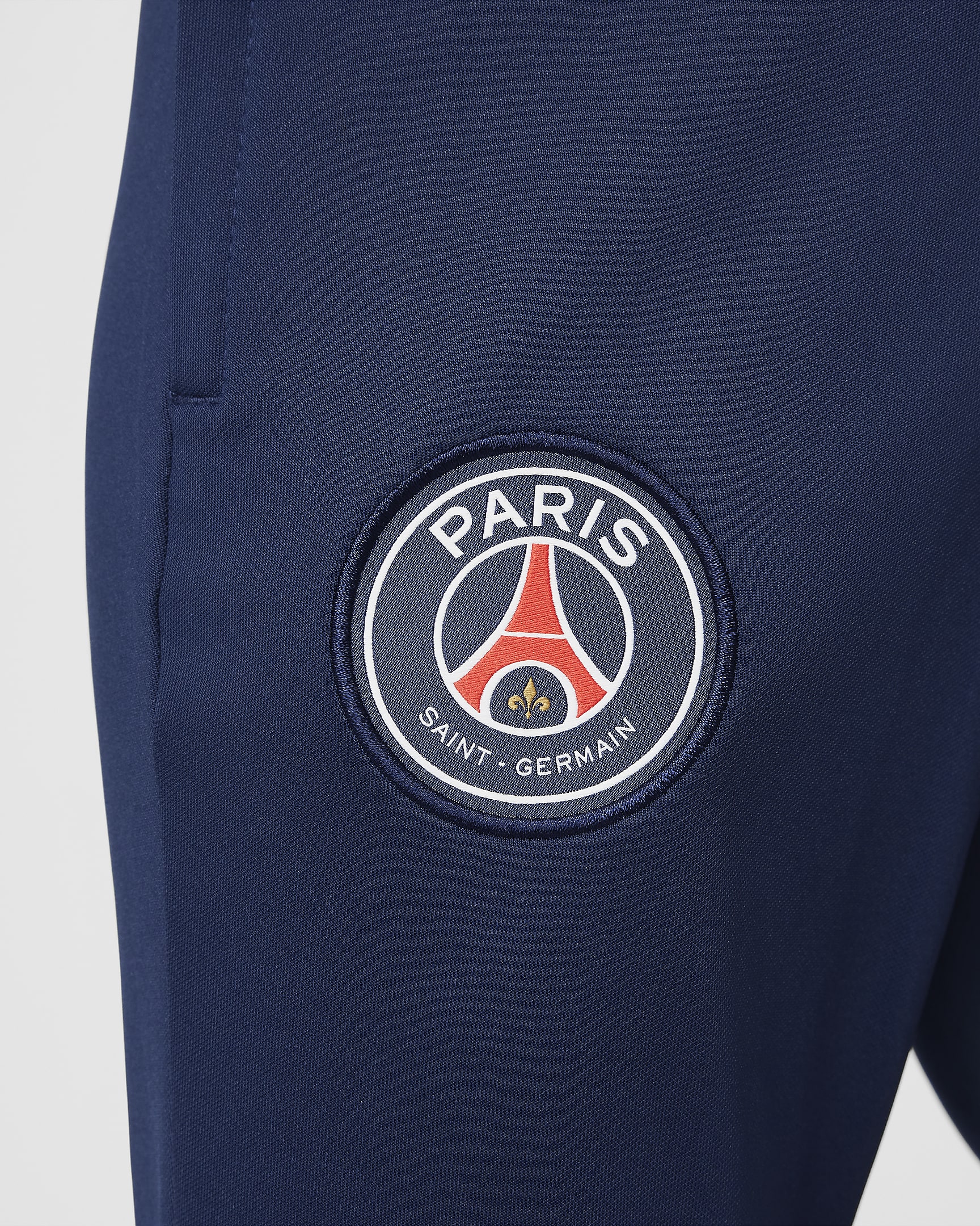 Paris Saint-Germain Academy Pro Nike Dri-FIT Örgü Genç Çocuk Futbol Eşofmanı - Midnight Navy/Beyaz