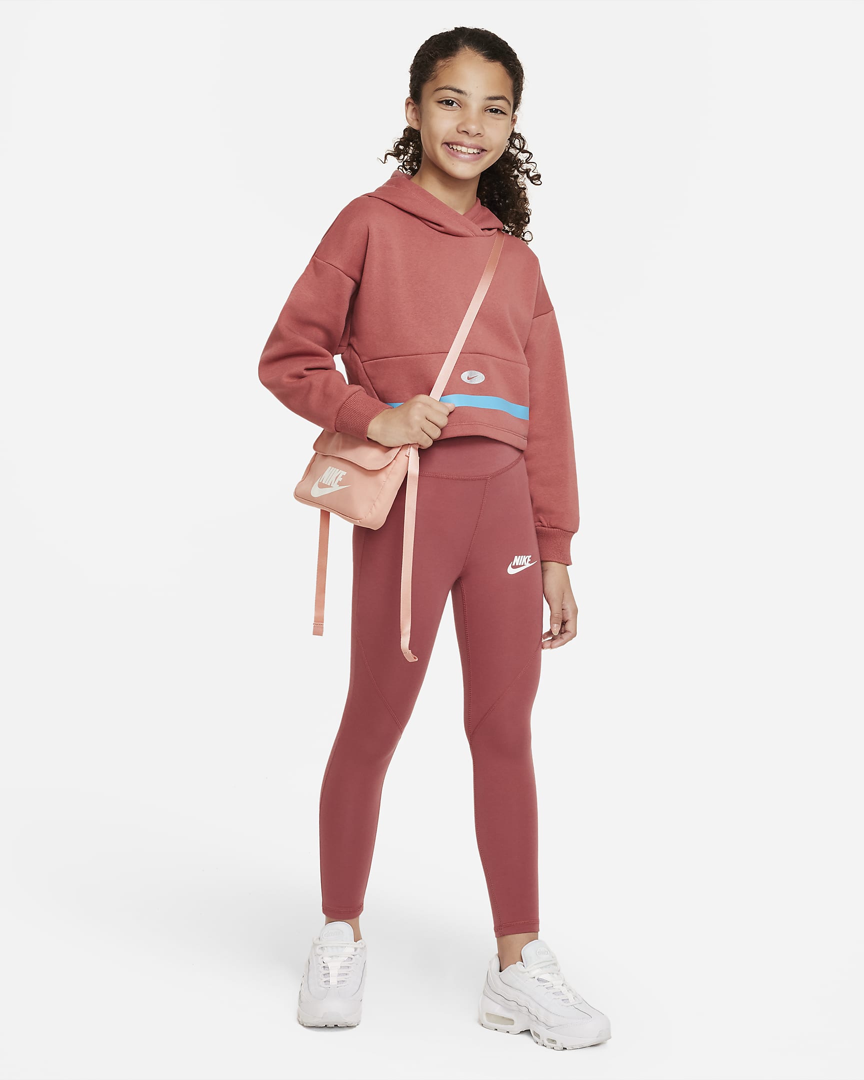 Nike Sportswear Icon Clash Big Kids' (Girls') Hoodie. Nike.com