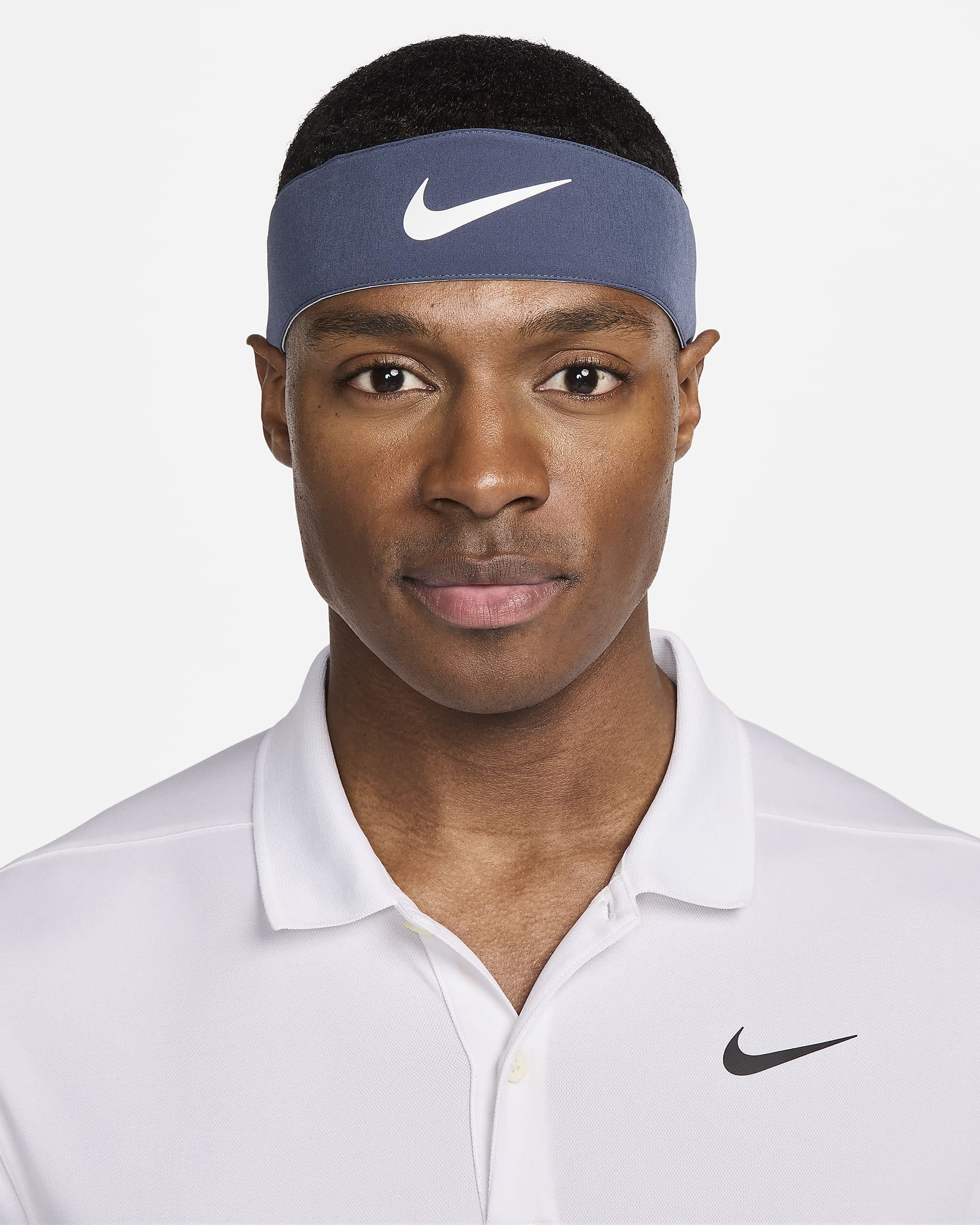 Bandeau de tennis NikeCourt - Thunder Blue/Blanc