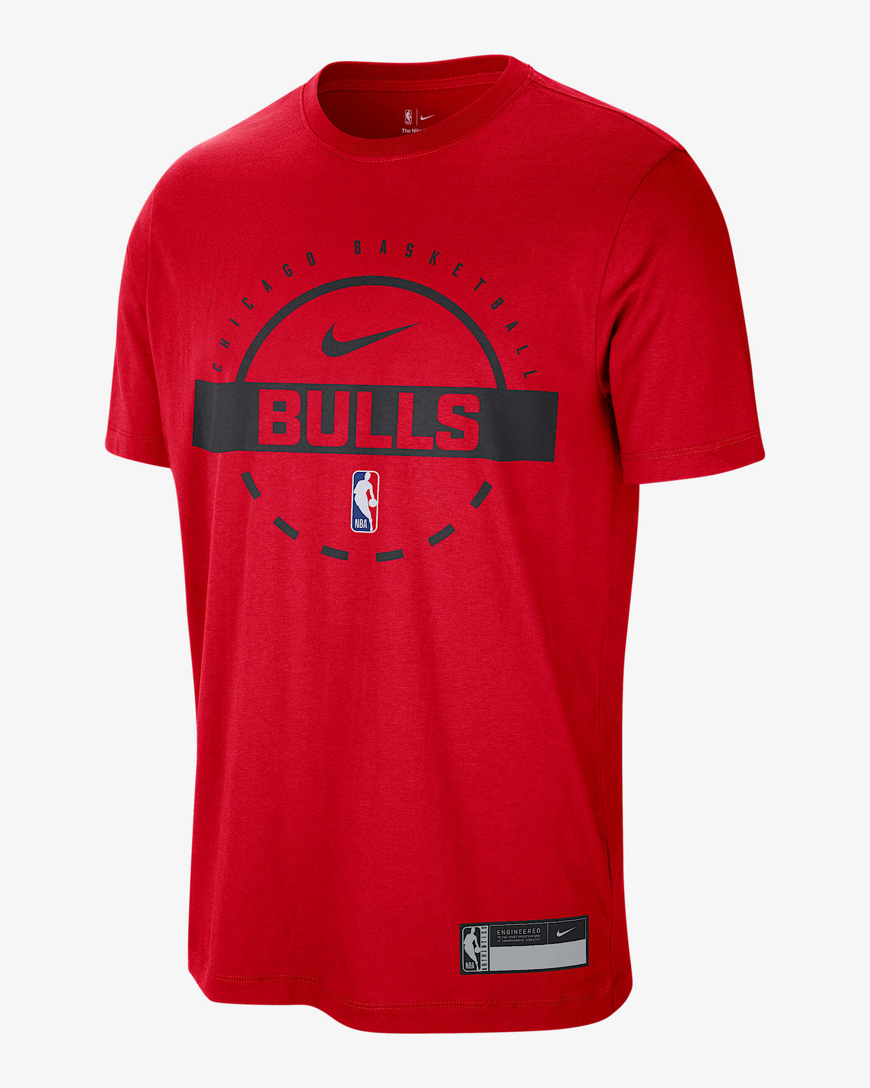 Chicago Bulls Authentics Men's Nike Dri-FIT NBA Practice T-Shirt - University Red