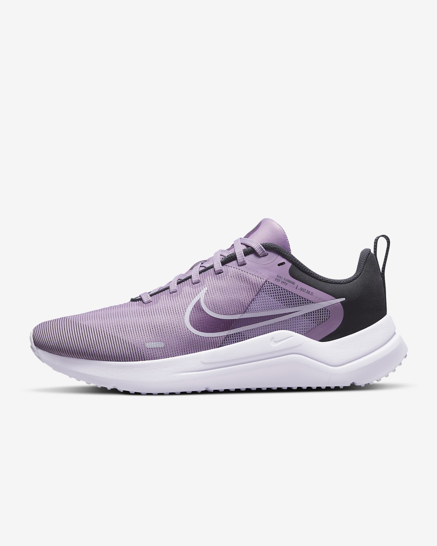 Nike Downshifter 12 Women's Road Running Shoes - Amethyst Wave/Light Silver/Metallic Hematite/Off Noir
